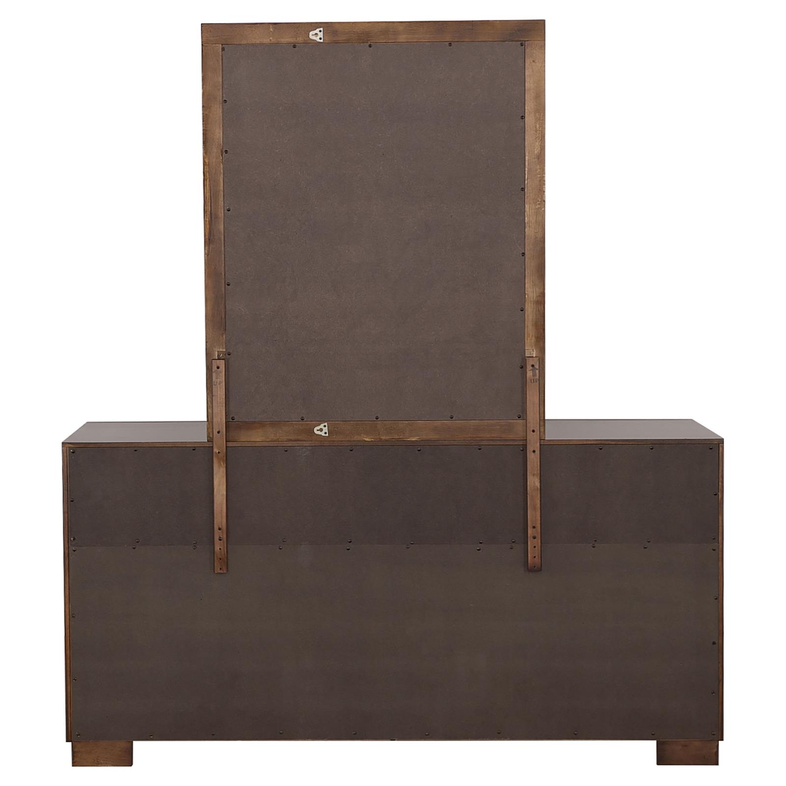 Jessica 6-drawer Dresser with Mirror Cappuccino - Image 6