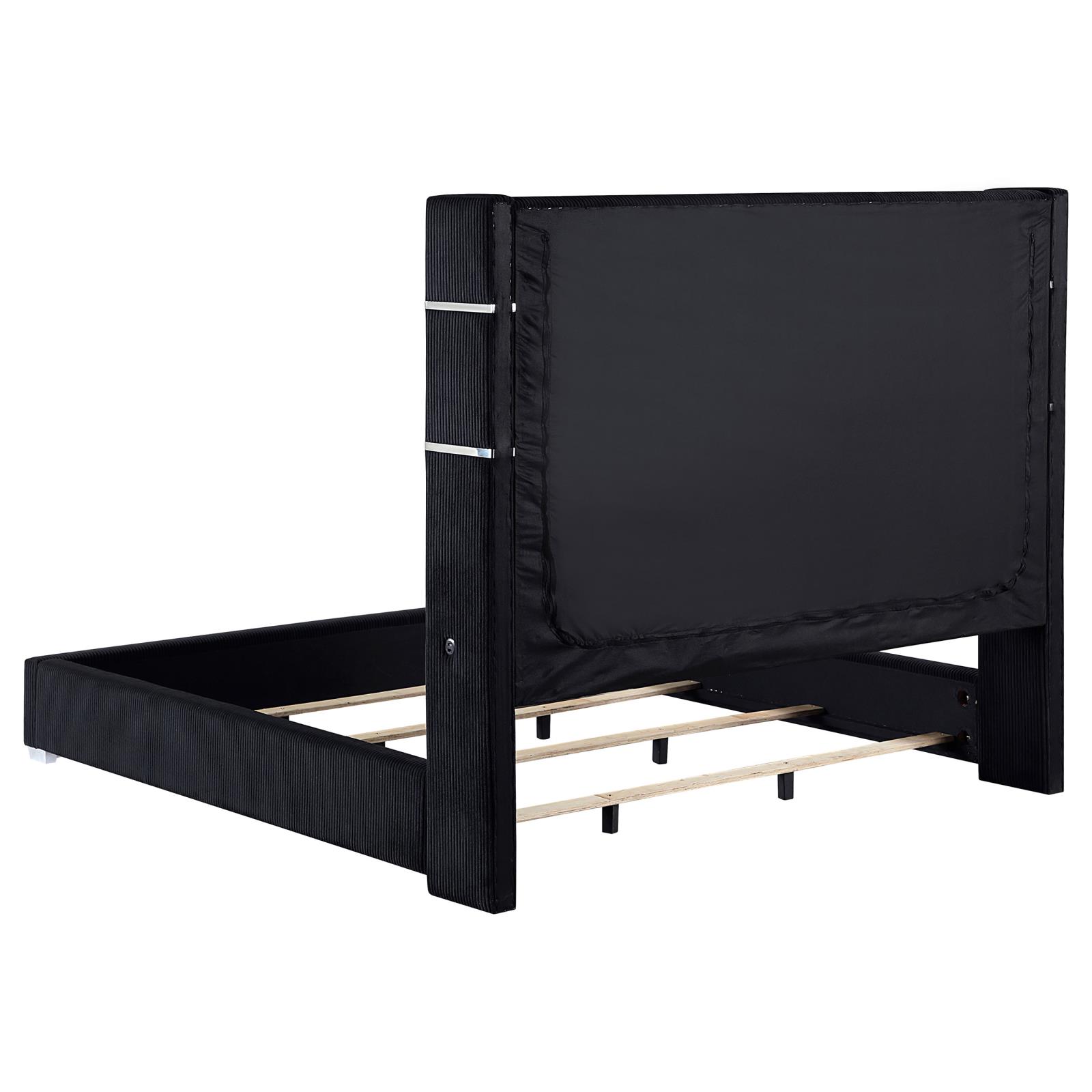 Tisdall Upholstered Eastern King Flame Visualizer Bed - Image 13