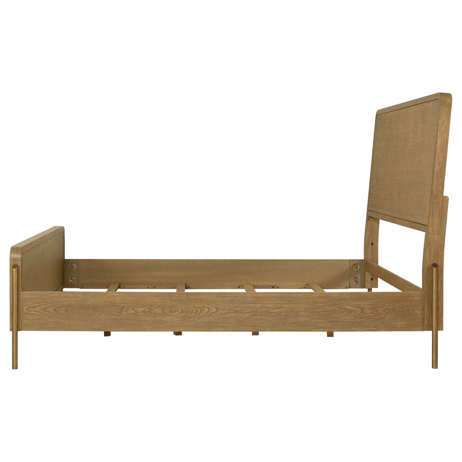 Arini Rattan Eastern King Panel Bed Sand Wash and Natural - Image 5