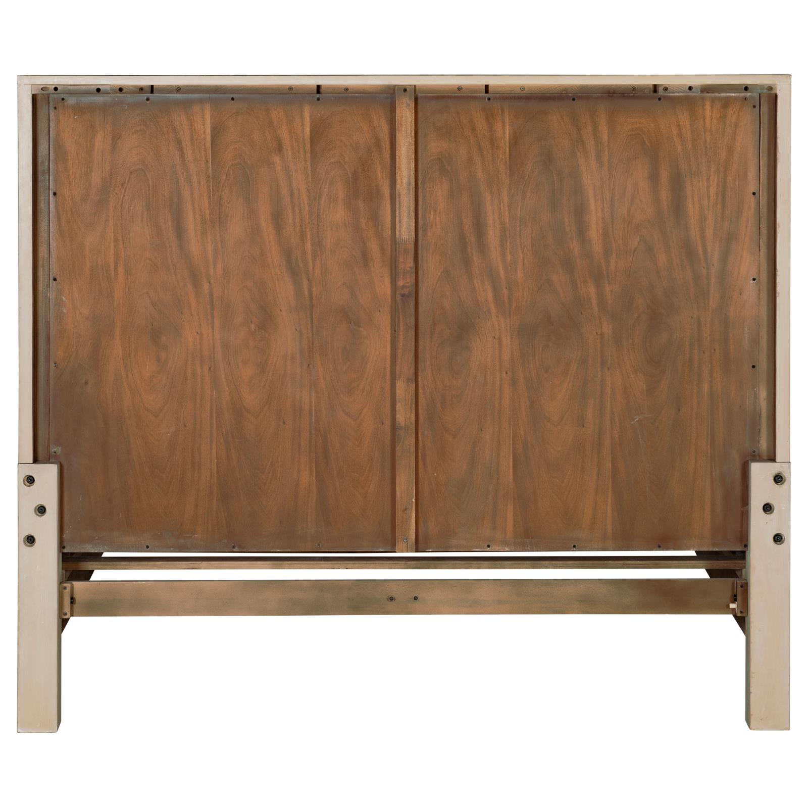 Solano 56-inch Eastern King Panel Bed Weathered Mango - Image 7