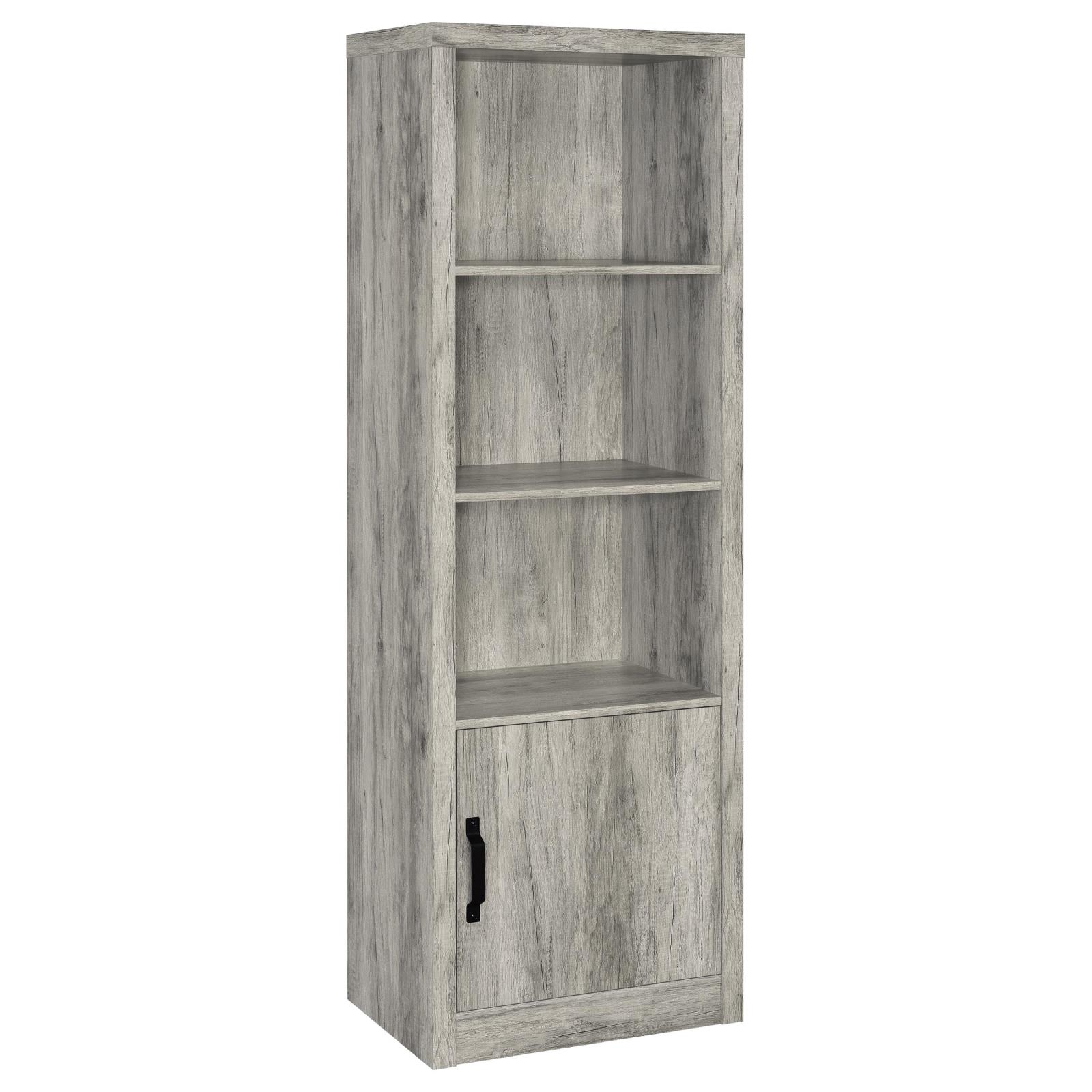 Burke 3-piece 59-inch TV Entertainment Center Grey Driftwood - Image 9