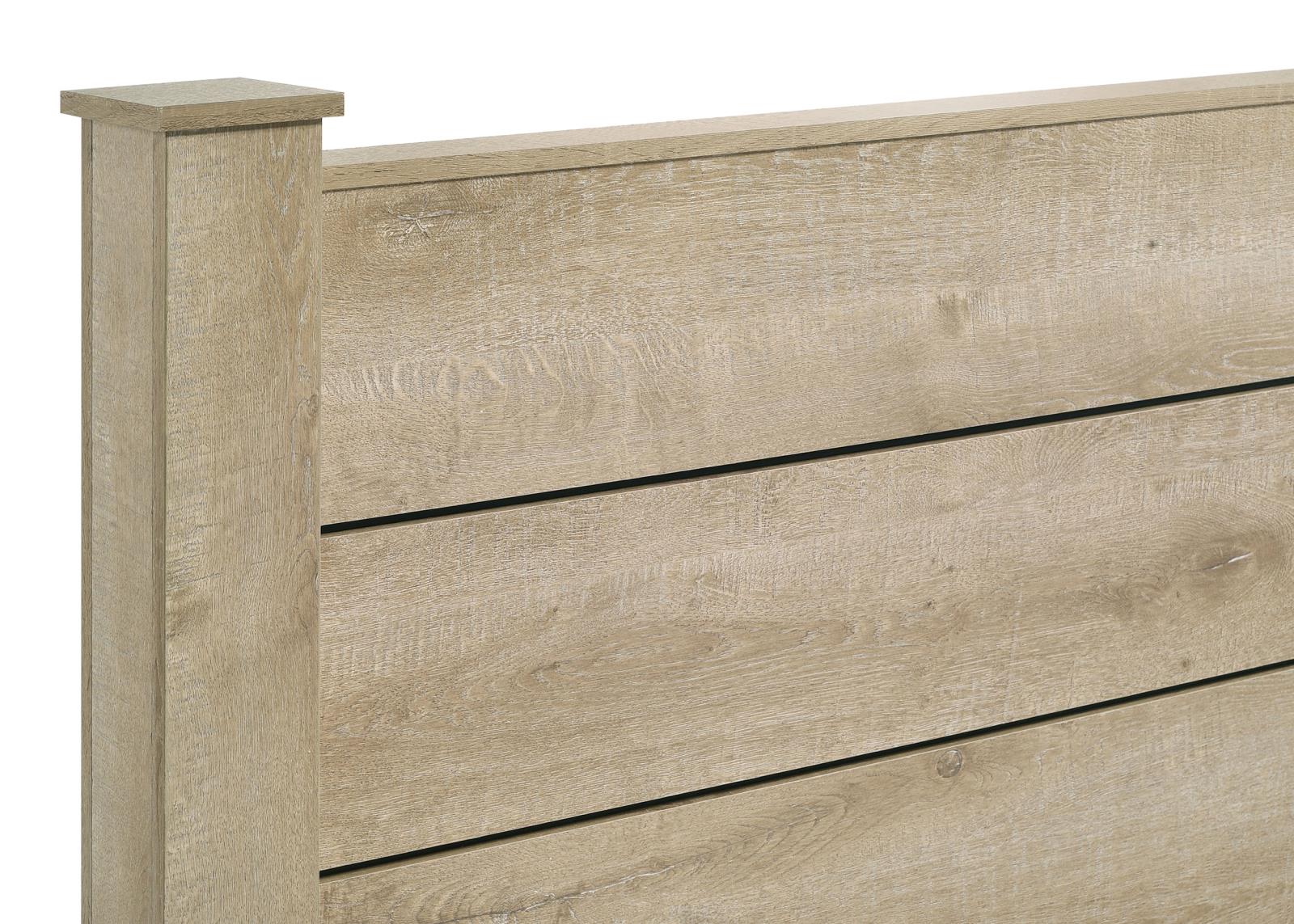 Oakglen 55-inch Eastern King Panel Bed Weathered Oak - Image 7