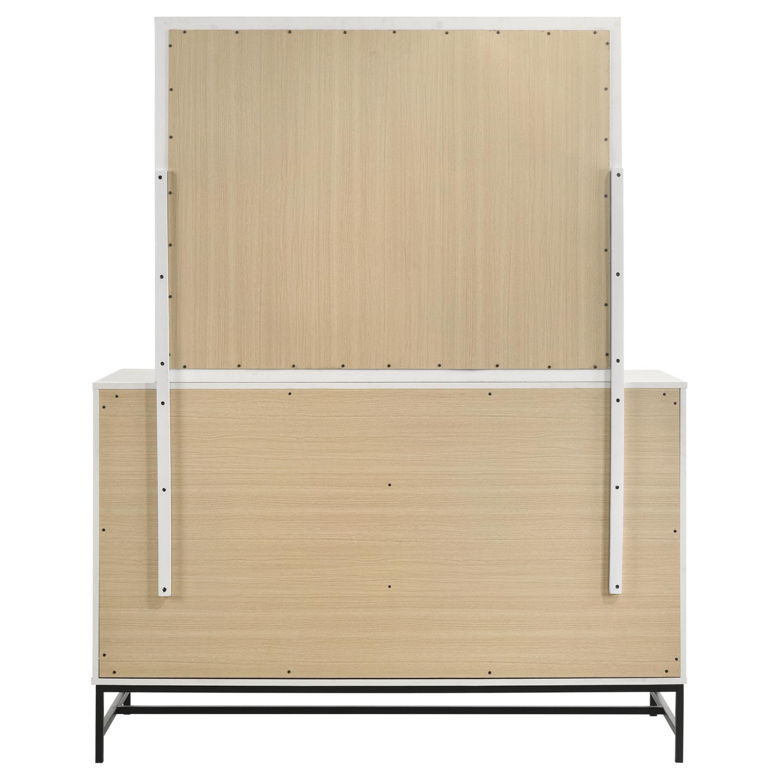 Sonora 6-drawer Dresser with Mirror White - Image 7