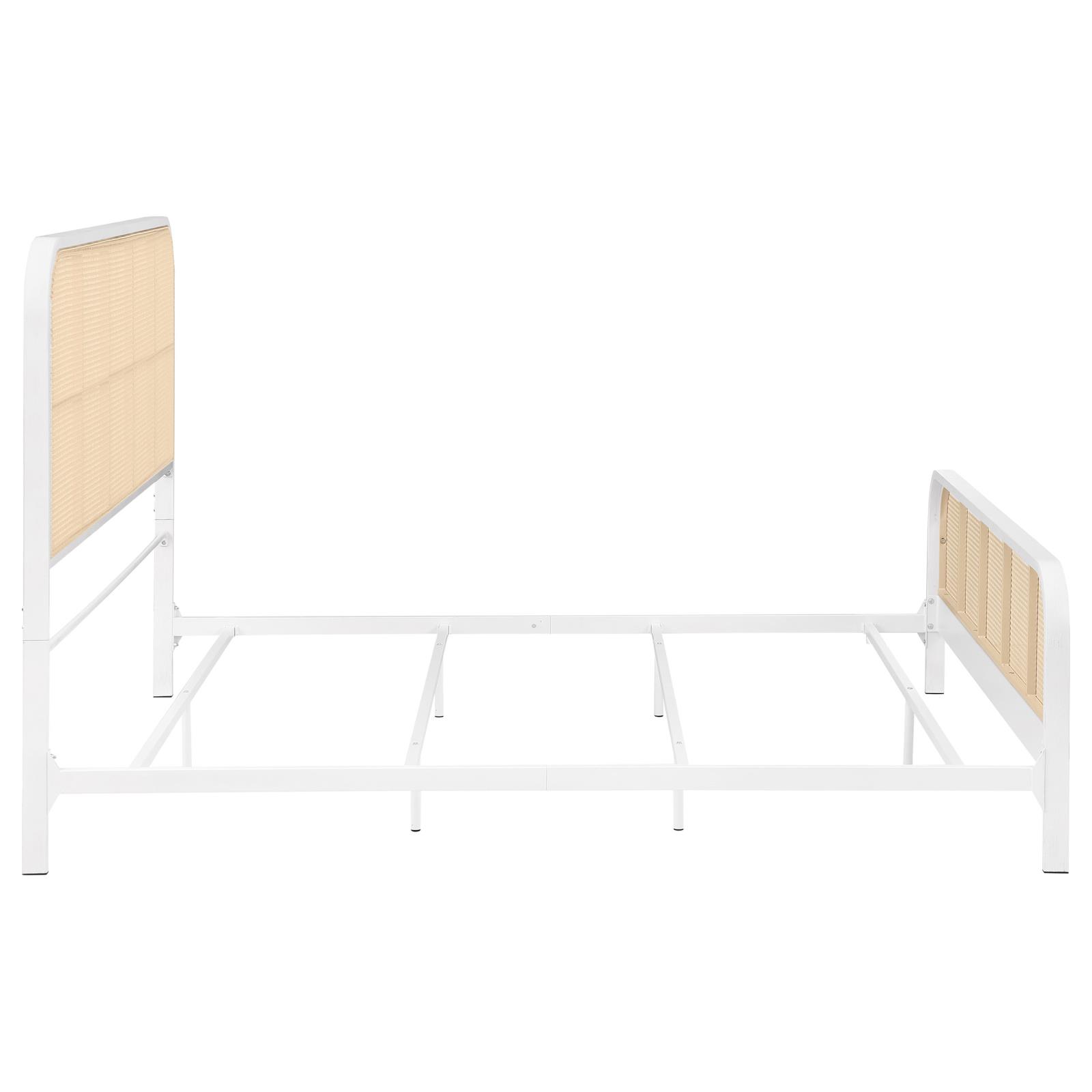 Lanewood Open Cane Webbing Metal Eastern King Bed - Image 20
