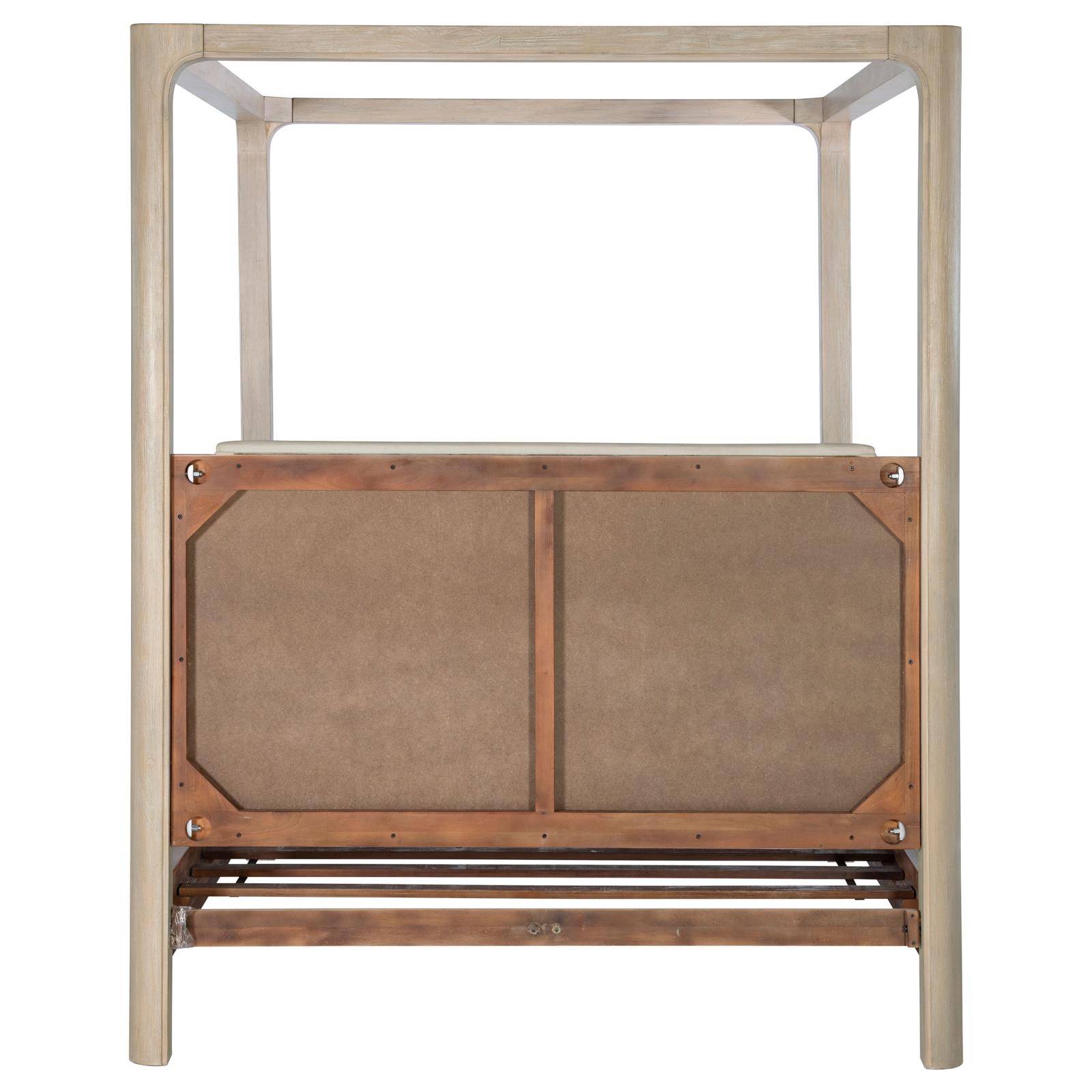 Solano 85-inch Queen Canopy Bed Weathered Mango - Image 7