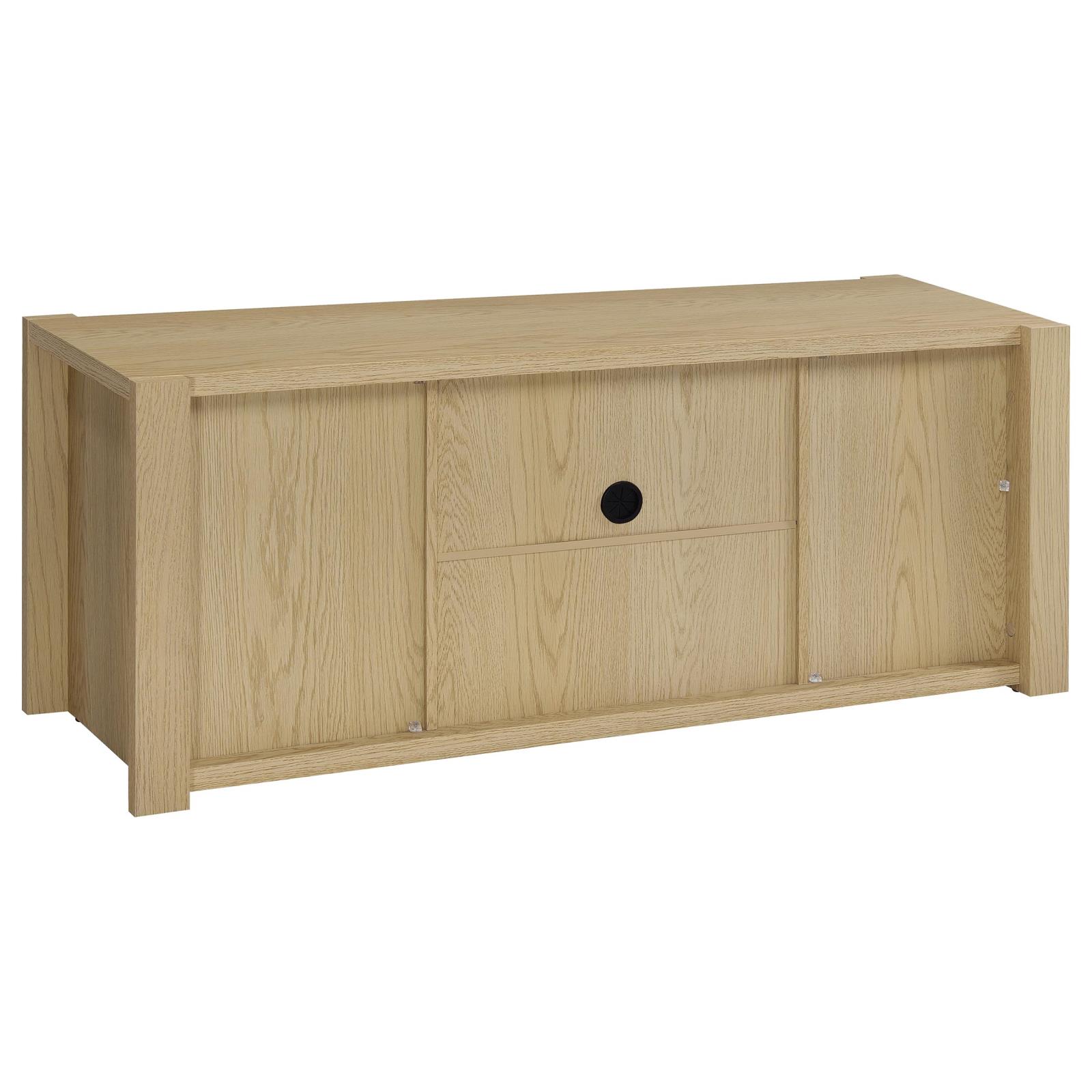 Laurelton 3-piece Entertainment Center TV Stand Light Oak - Image 8