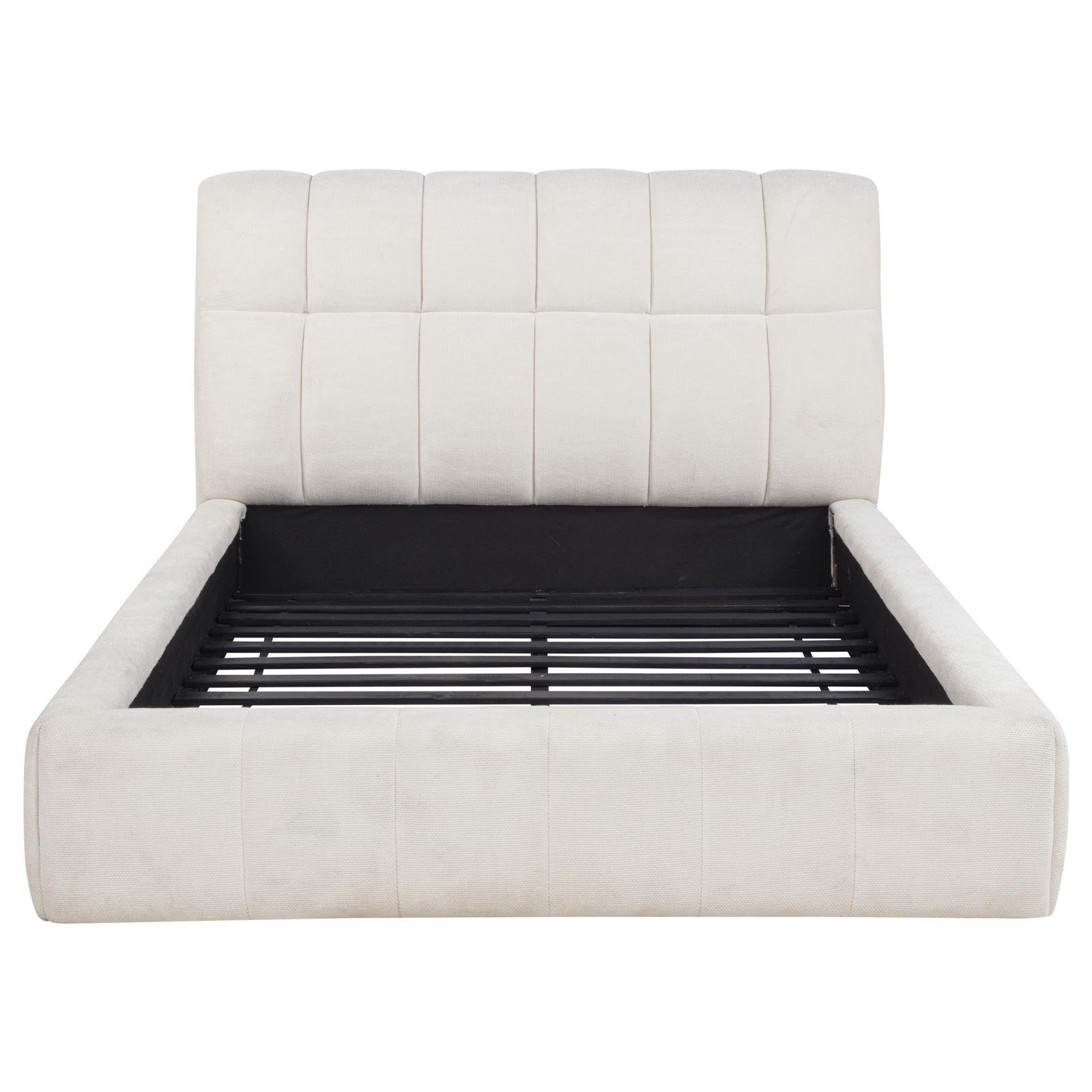Nollet 48-inch Upholstered Queen Panel Platform Bed - Image 4