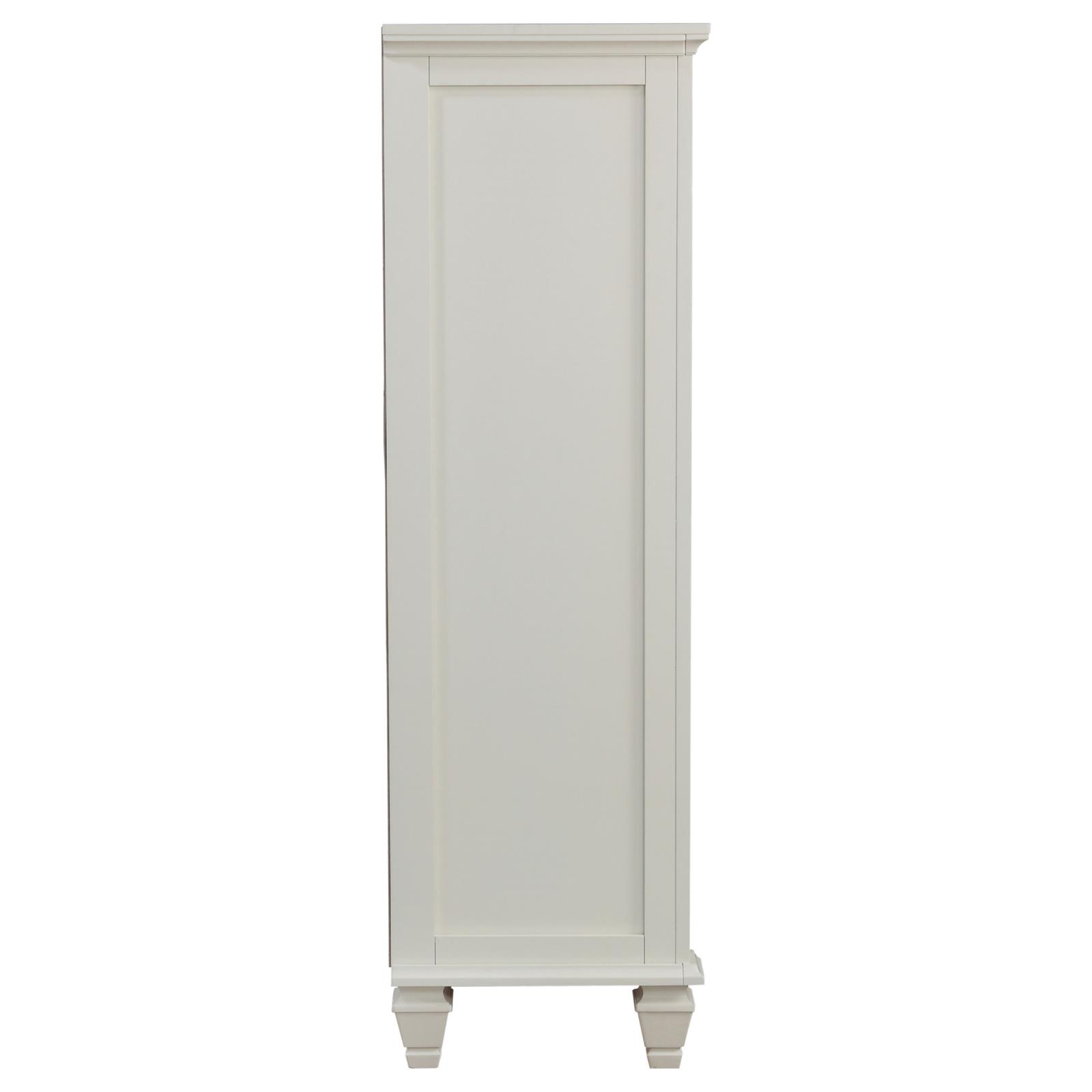Sandy Beach 8-drawer Door Chest Cream White - Image 9