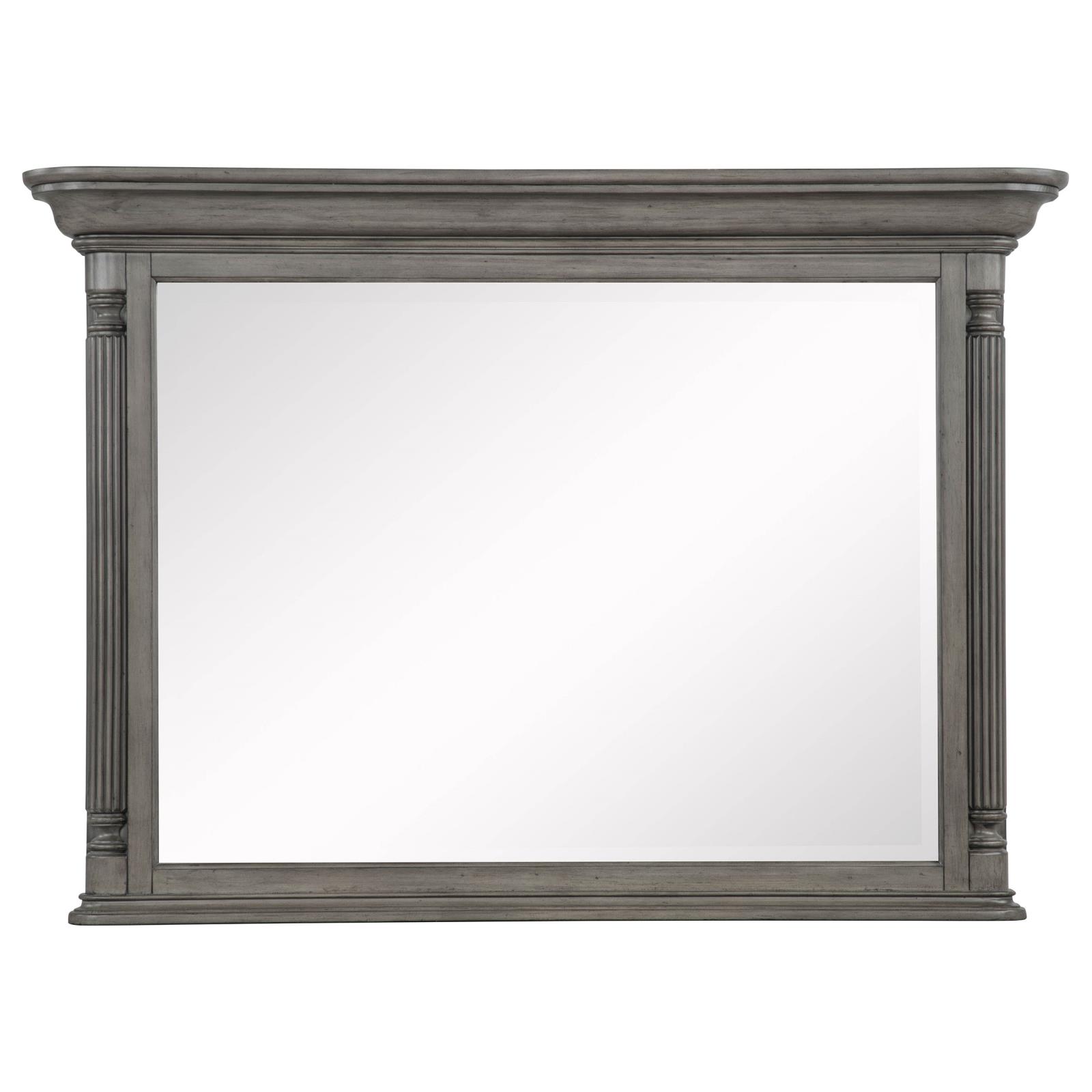 Cresswell Rectangular Dresser Mirror Weathered Taupe - Image 3