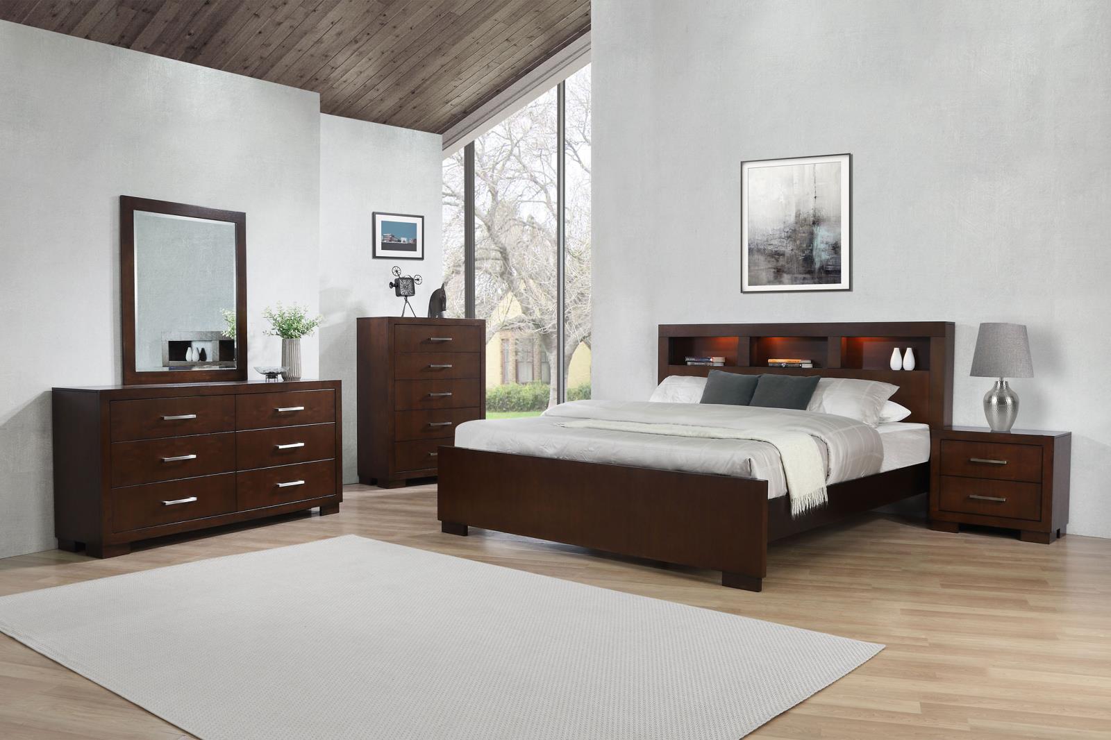 Jessica 6-drawer Dresser with Mirror Cappuccino - Image 9