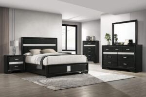 Miranda 5-piece Eastern King Bedroom Set White