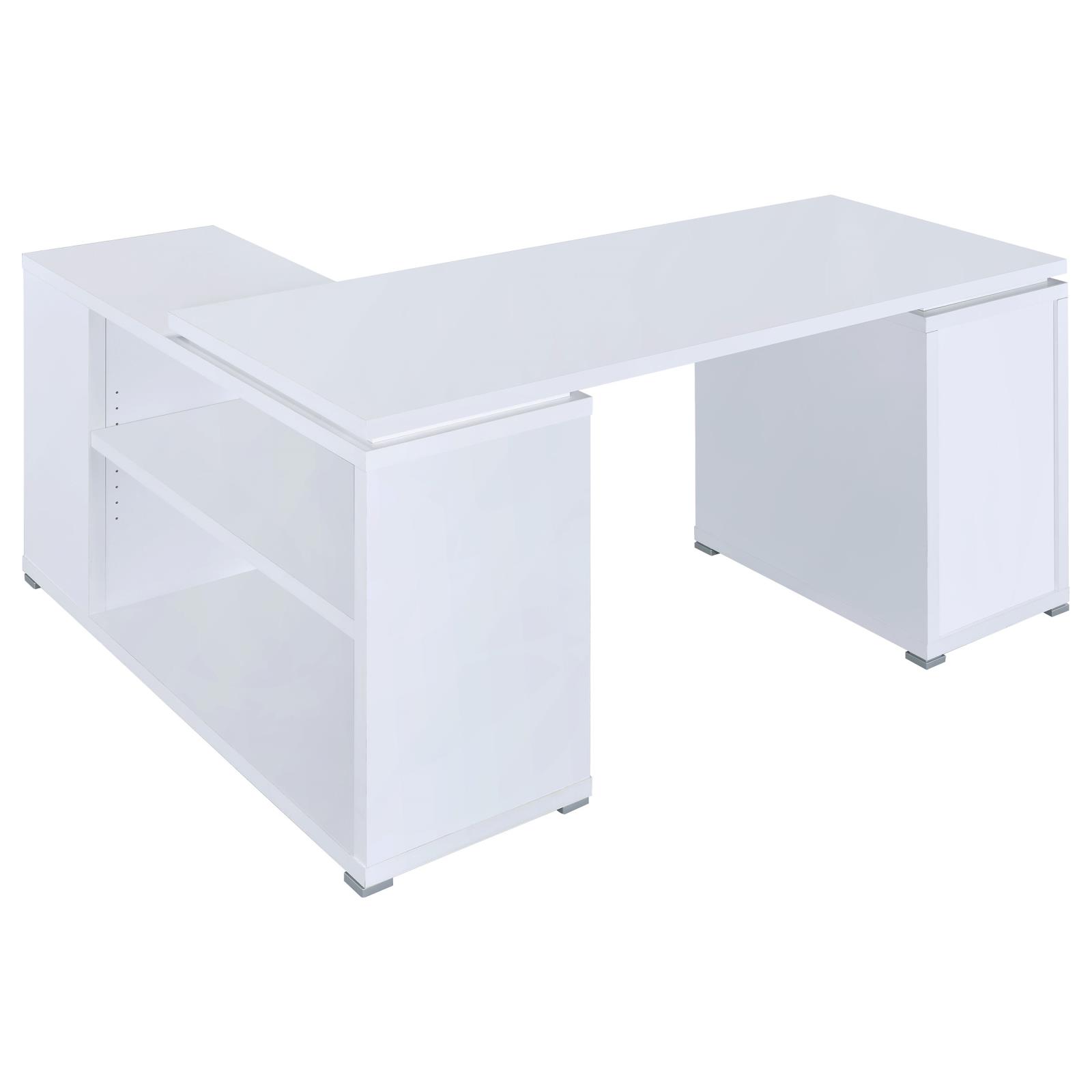 Yvette 60-inch 3-drawer L-Shape Computer Desk - Image 7