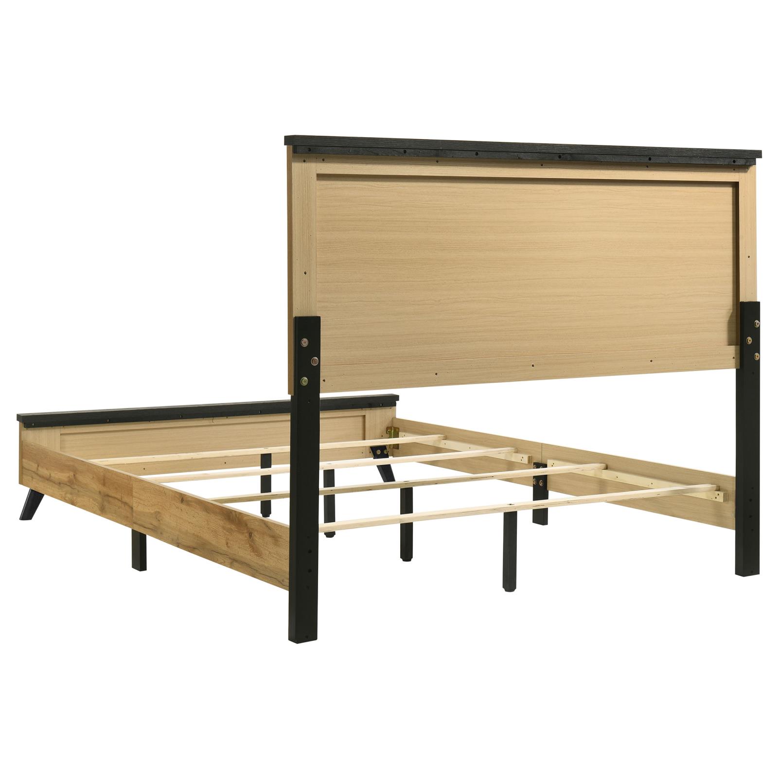 Kaywood 52-inch Queen Panel Bed Natural Pine - Image 5