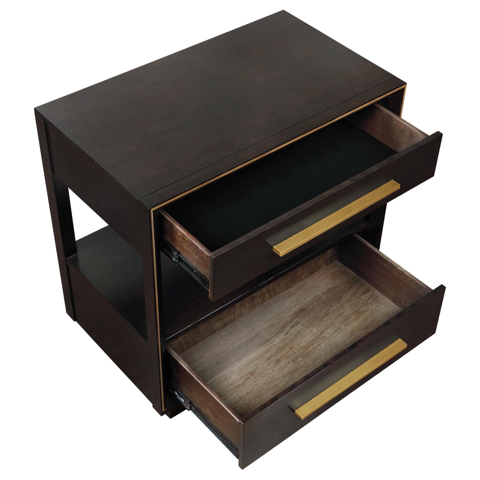 Durango 2-drawer Nightstand Smoked Peppercorn - Image 7