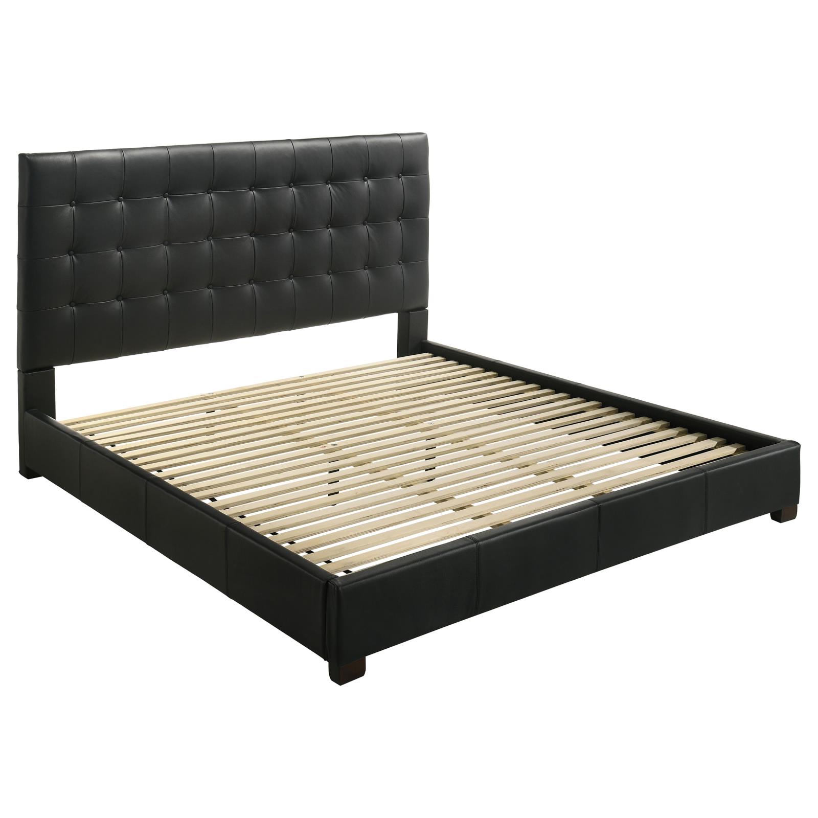 Medley Genuine Leather Eastern King Platform Bed