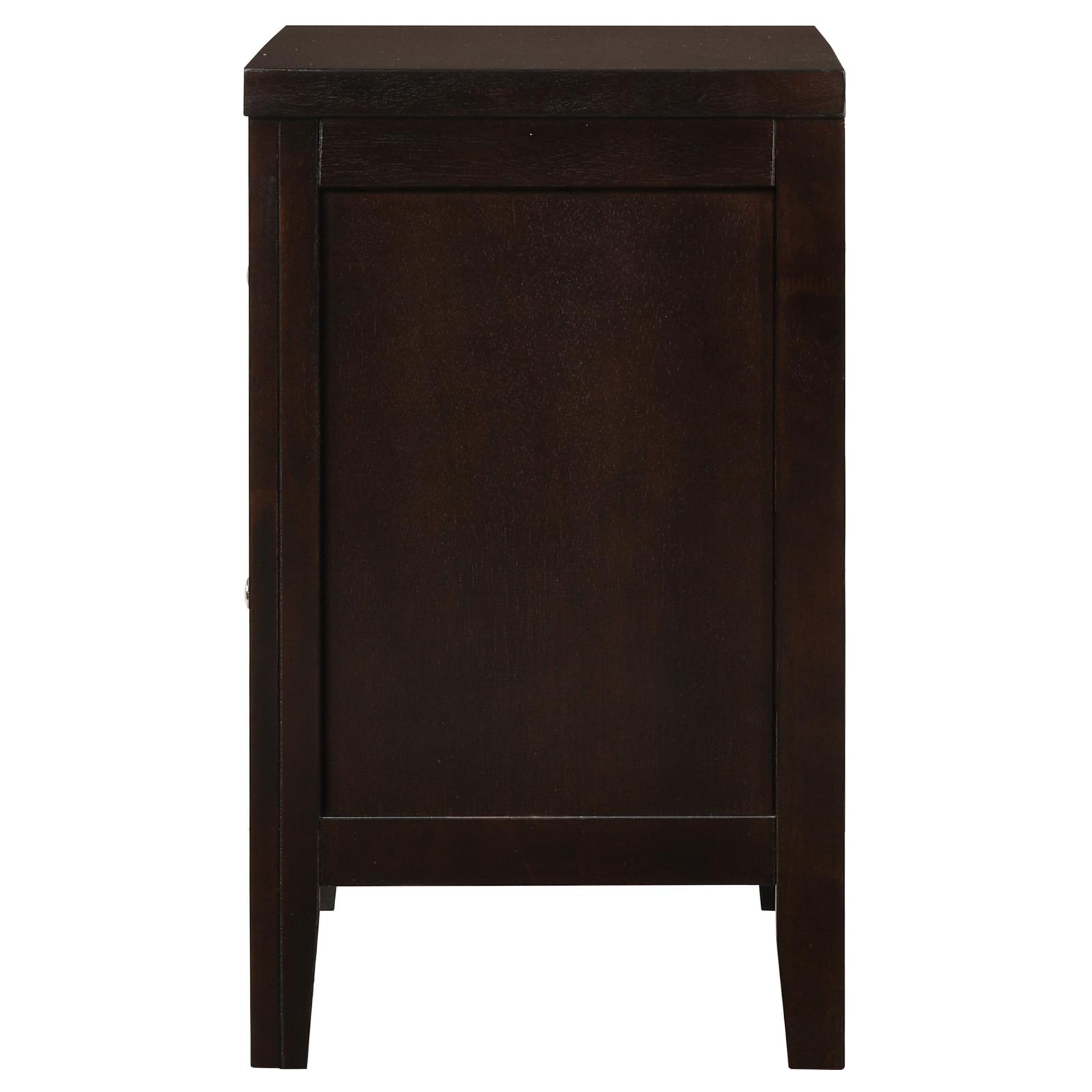 Carlton 2-drawer Nightstand Cappuccino - Image 5