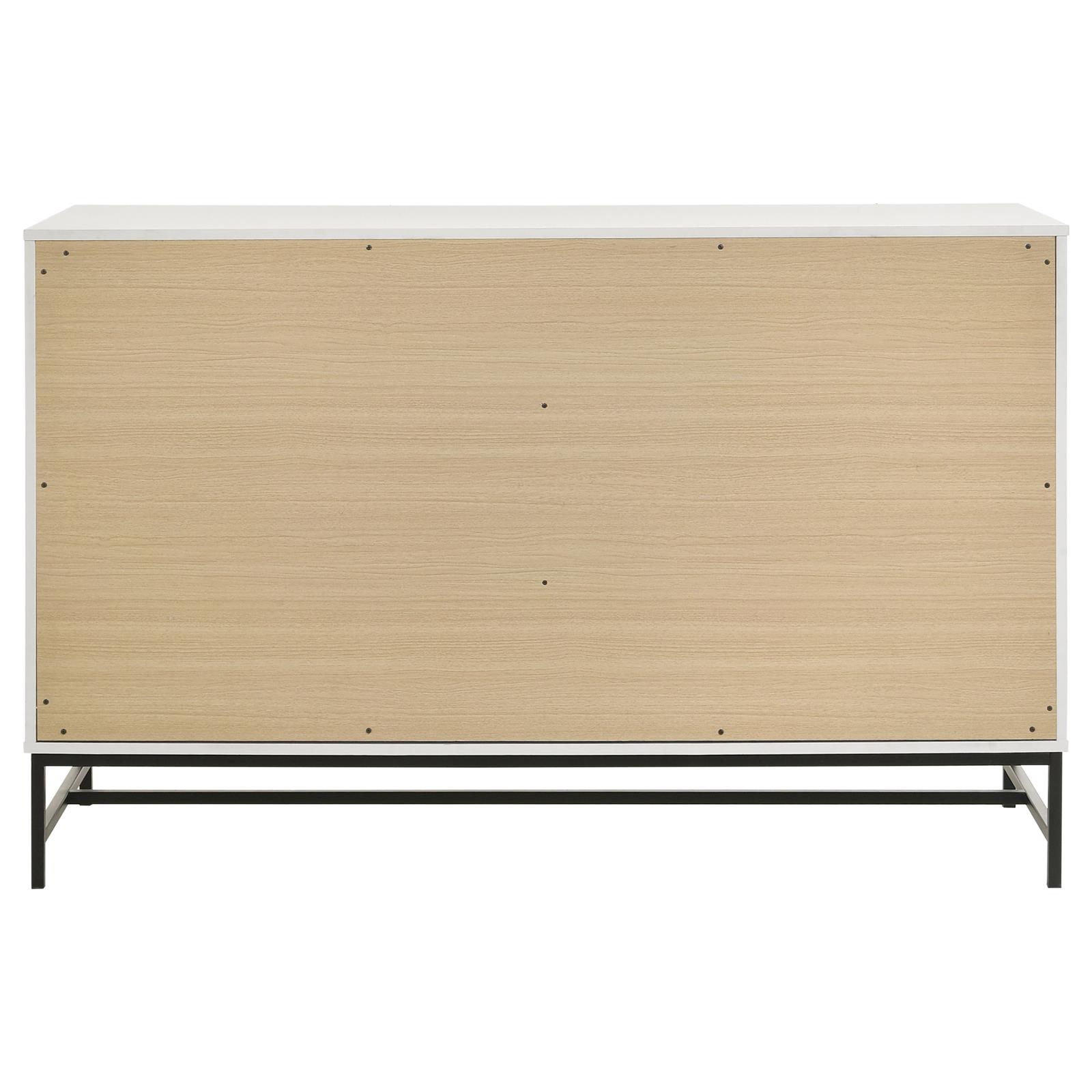 Sonora 6-drawer Bedroom Dresser White - Image 7