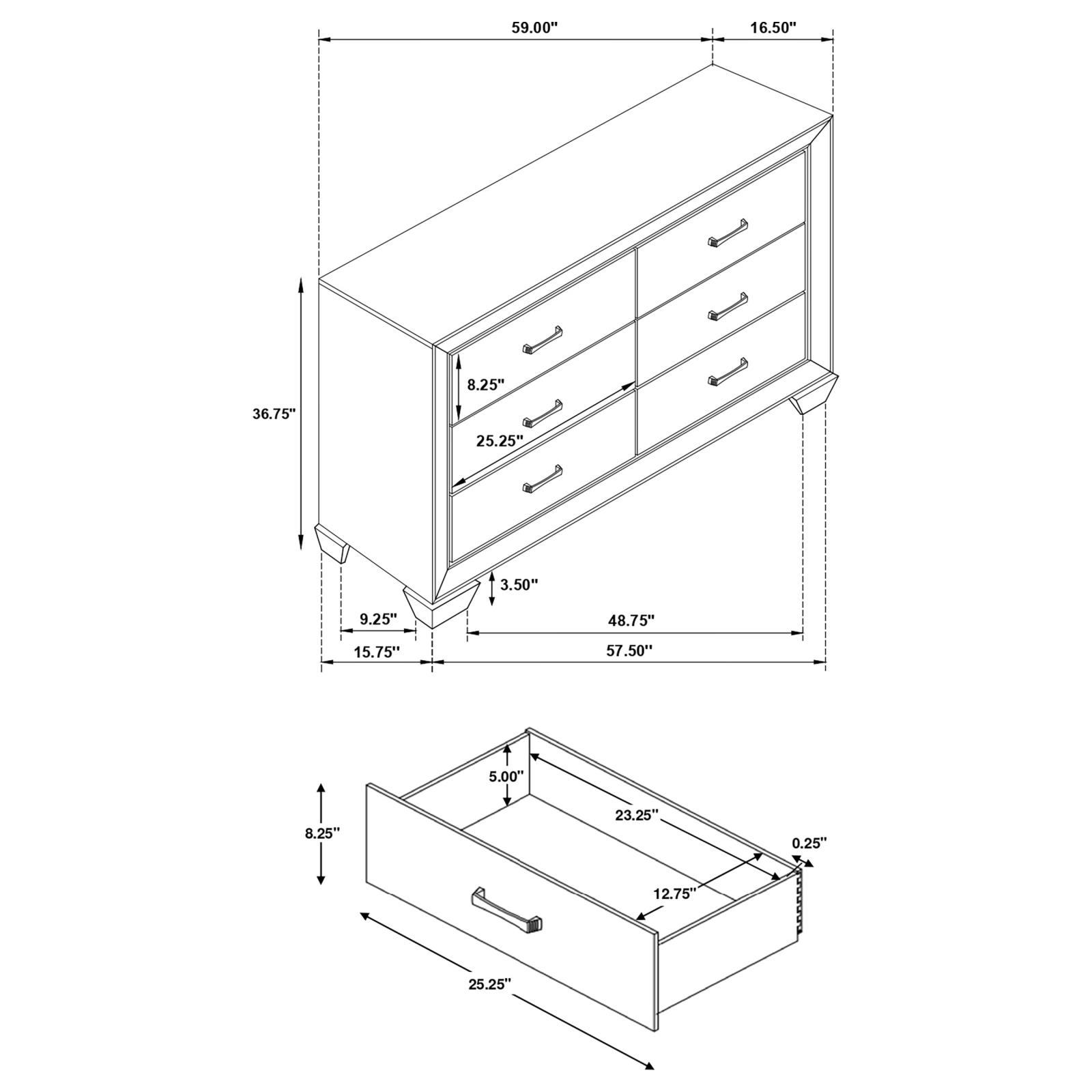 Dorian Bedroom Set Dark Cocoa - Image 15