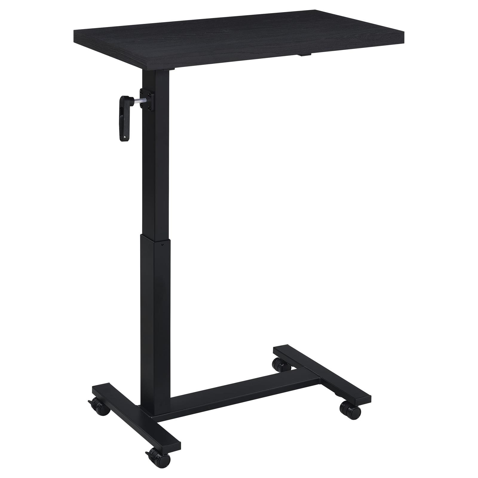 Westpark Height Adjustable Mobile Bedroom C-Table Black - Image 5