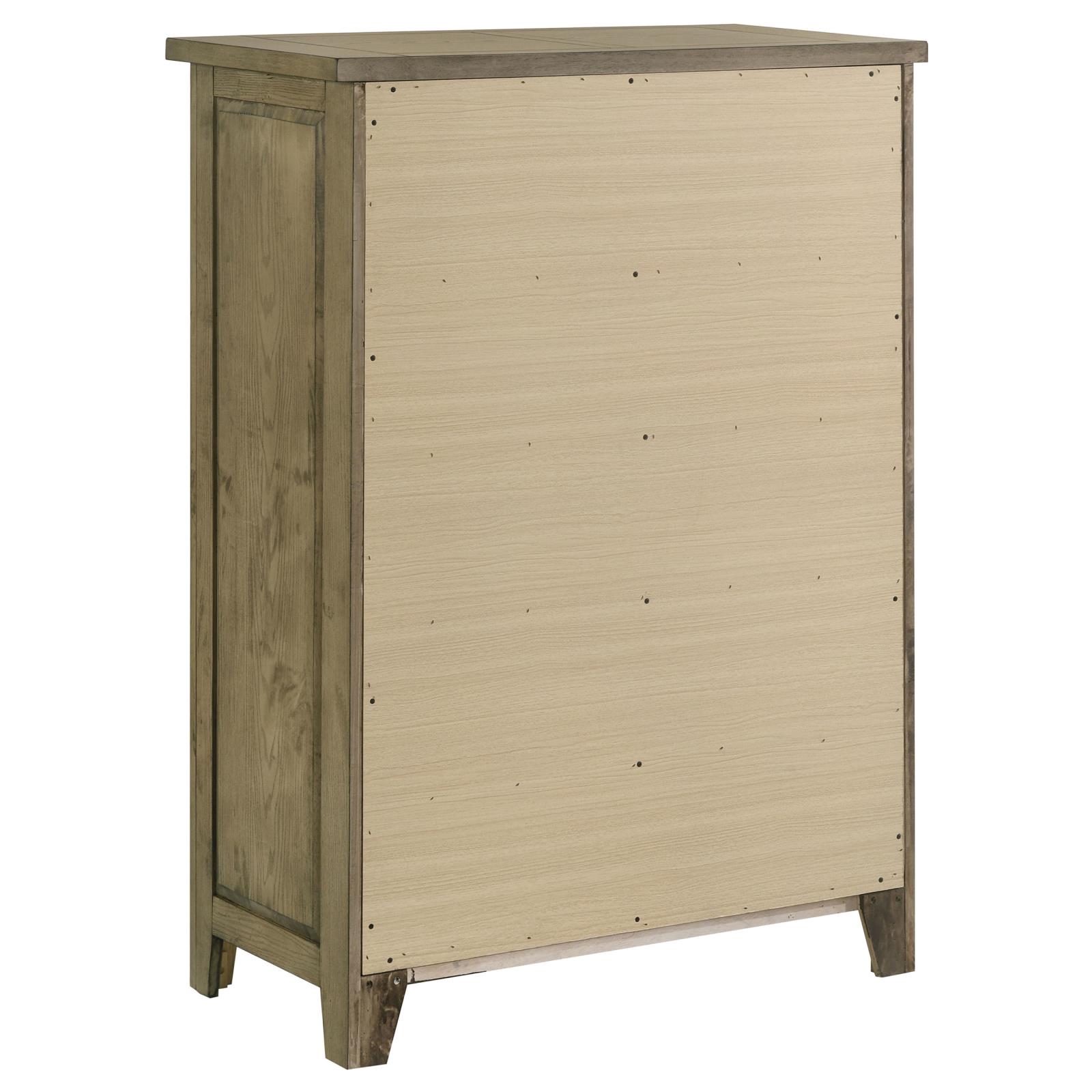 Hazlewood 5-drawer Bedroom Chest of Drawers Vineyard Oak - Image 6