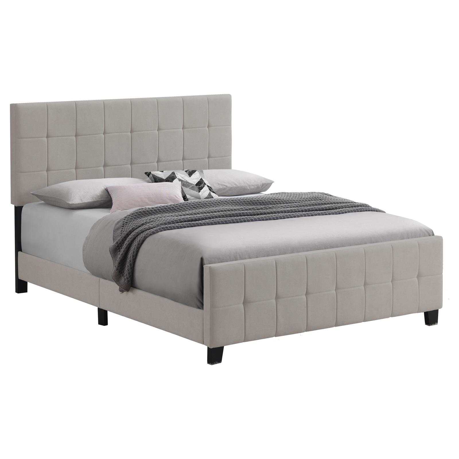 Fairfield Upholstered Eastern King Panel Bed Beige - Image 3