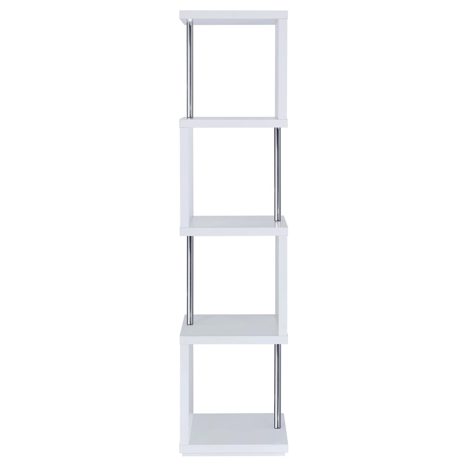 Baxter 67-inch 4-shelf Bookshelf - Image 5