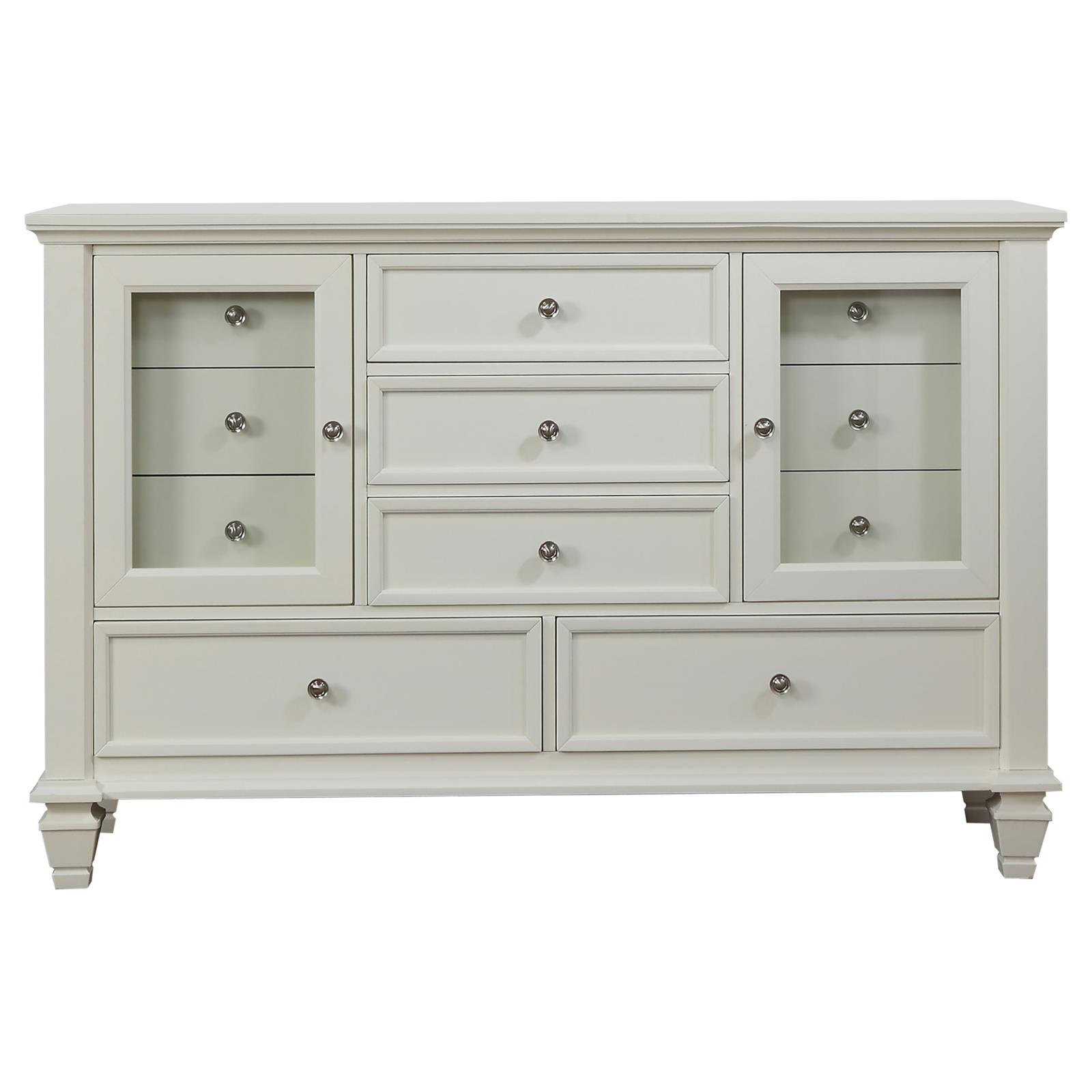 Sandy Beach 11-drawer Dresser Cream White - Image 3
