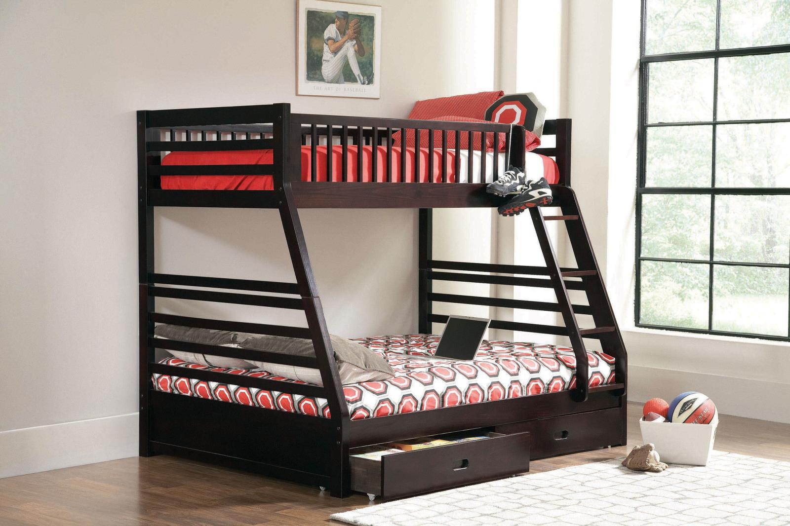 Ashton 2-drawer Wood Twin Over Full Bunk Bed - Image 20