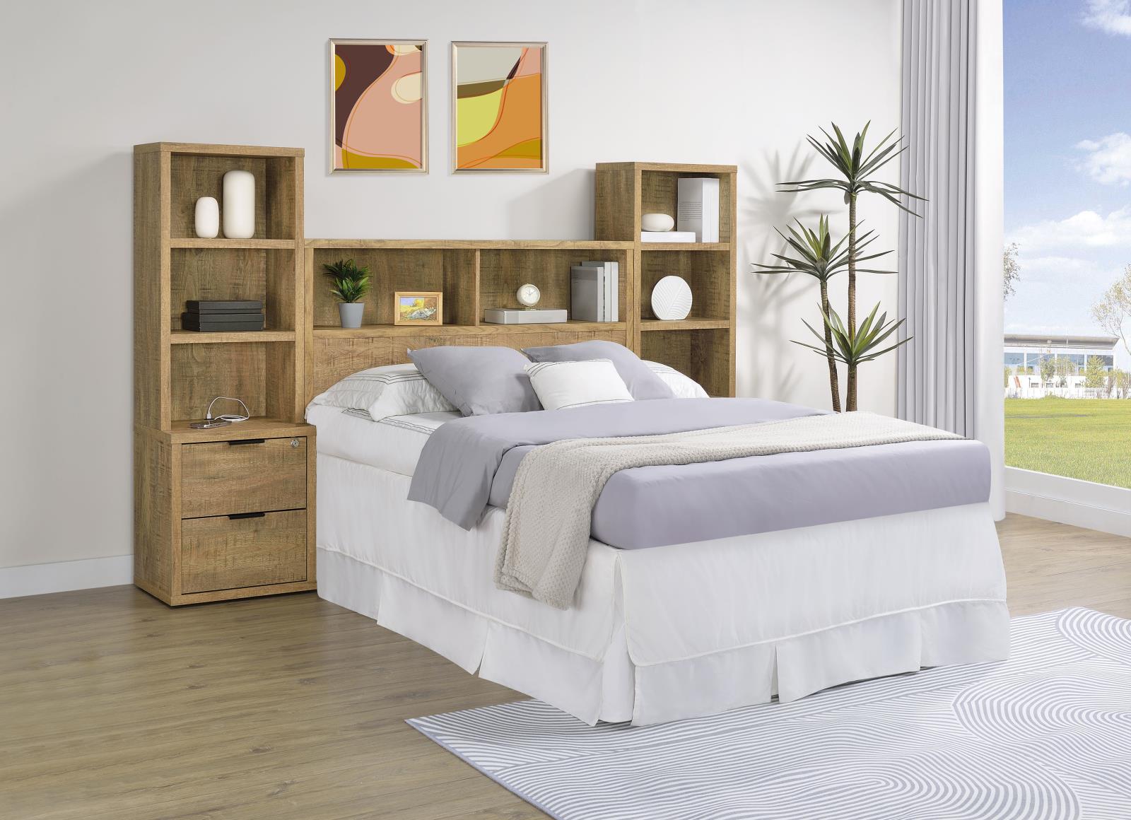 Westpark 49-inch Full Bookcase Headboard Mango - Image 11