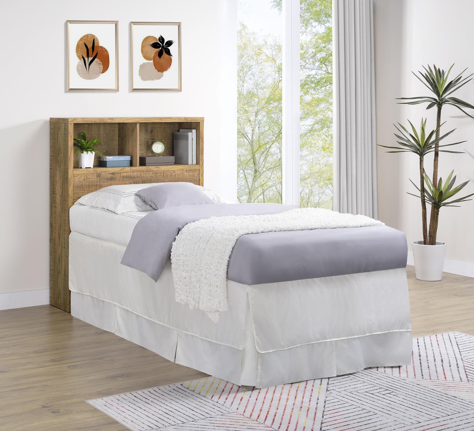 Westpark 49-inch Twin Bookcase Headboard Mango - Image 2