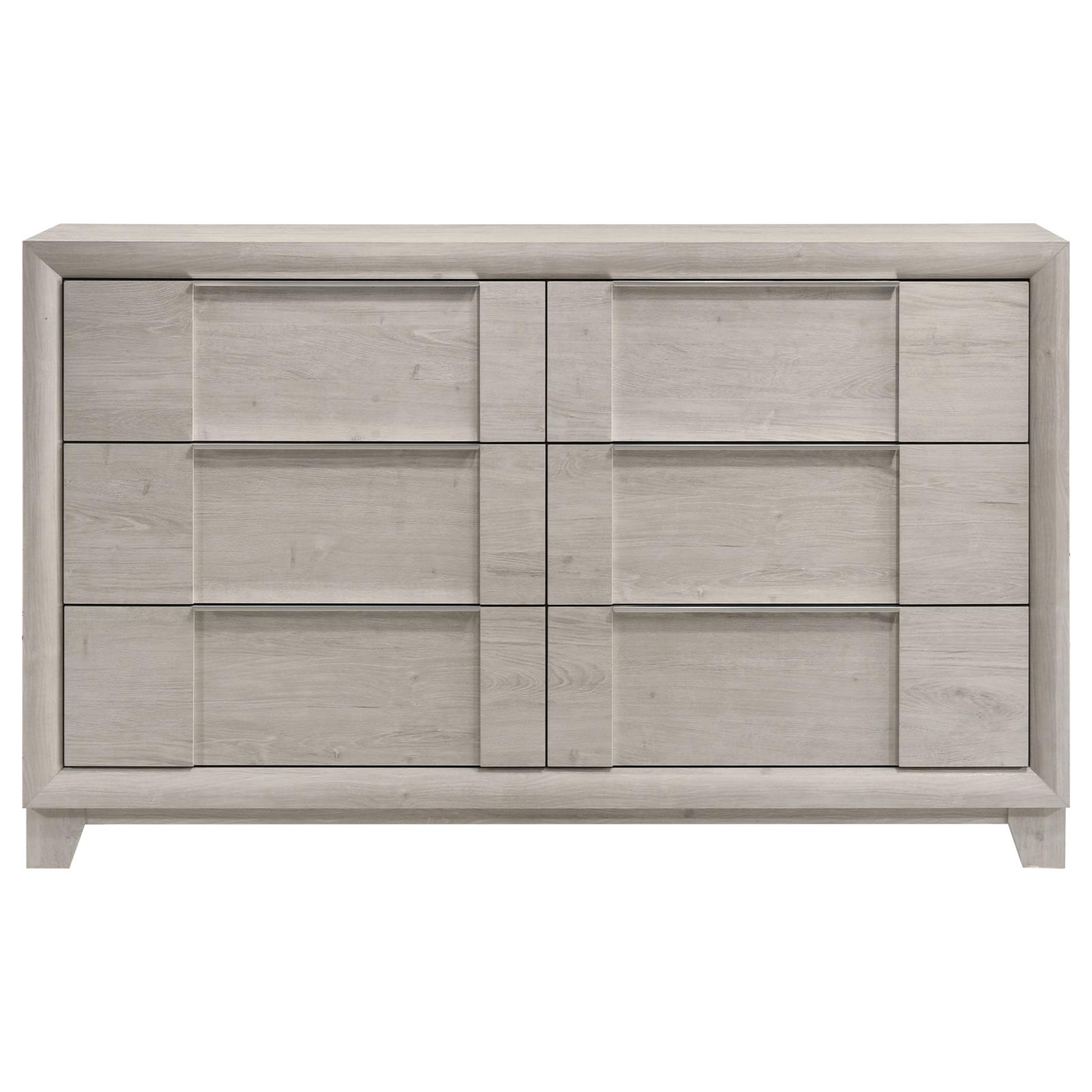 Farre 6-drawer Dresser Washed Grey - Image 3