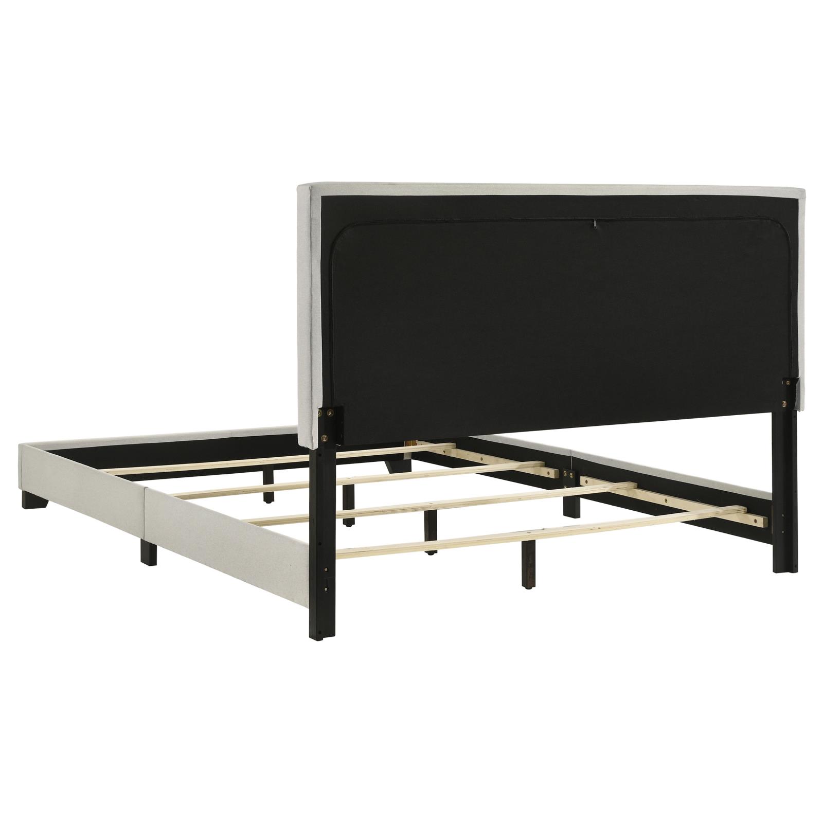 Dorian Fabric Upholstered Queen Panel Bed - Image 13