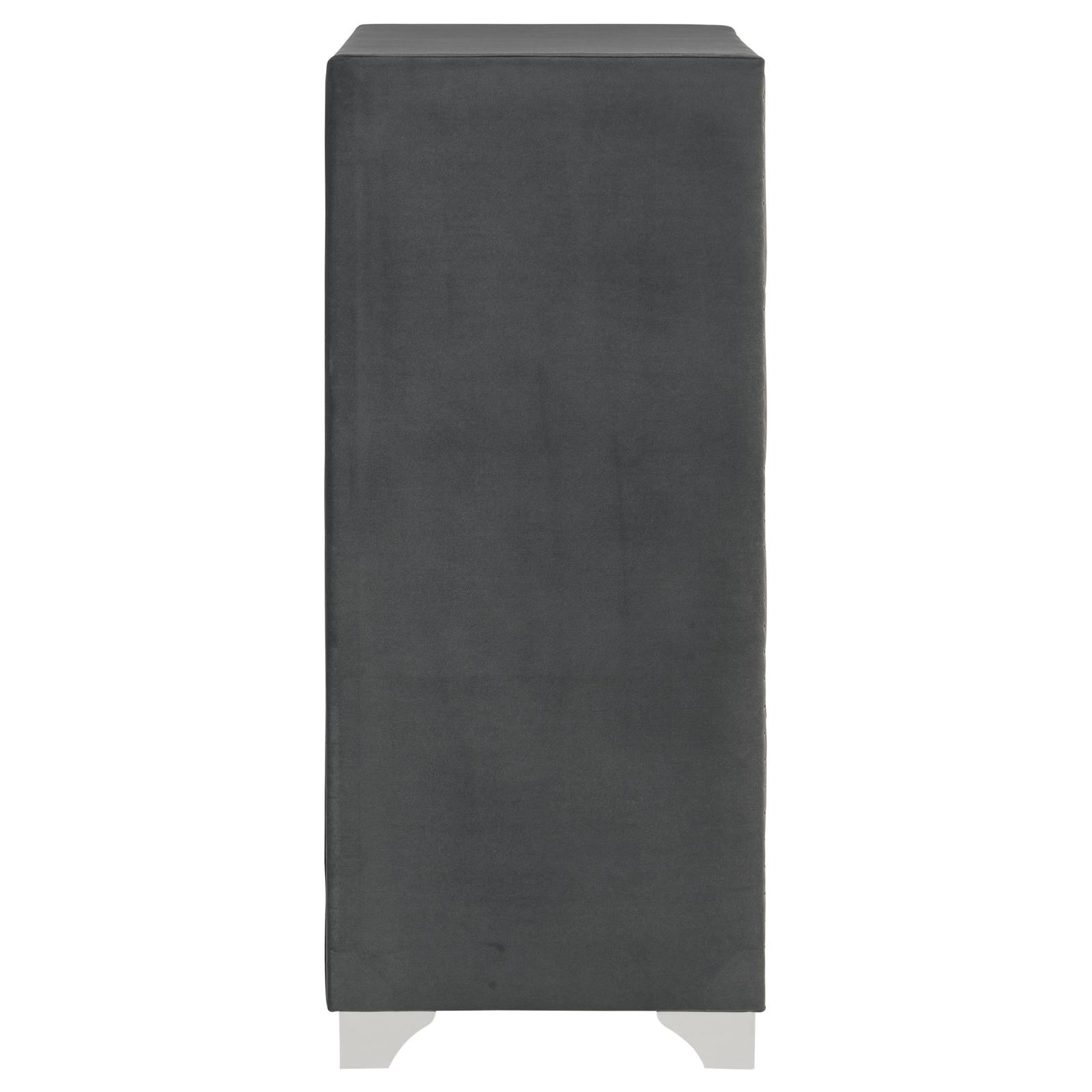 Melody 5-drawer Bedroom Chest Grey - Image 5
