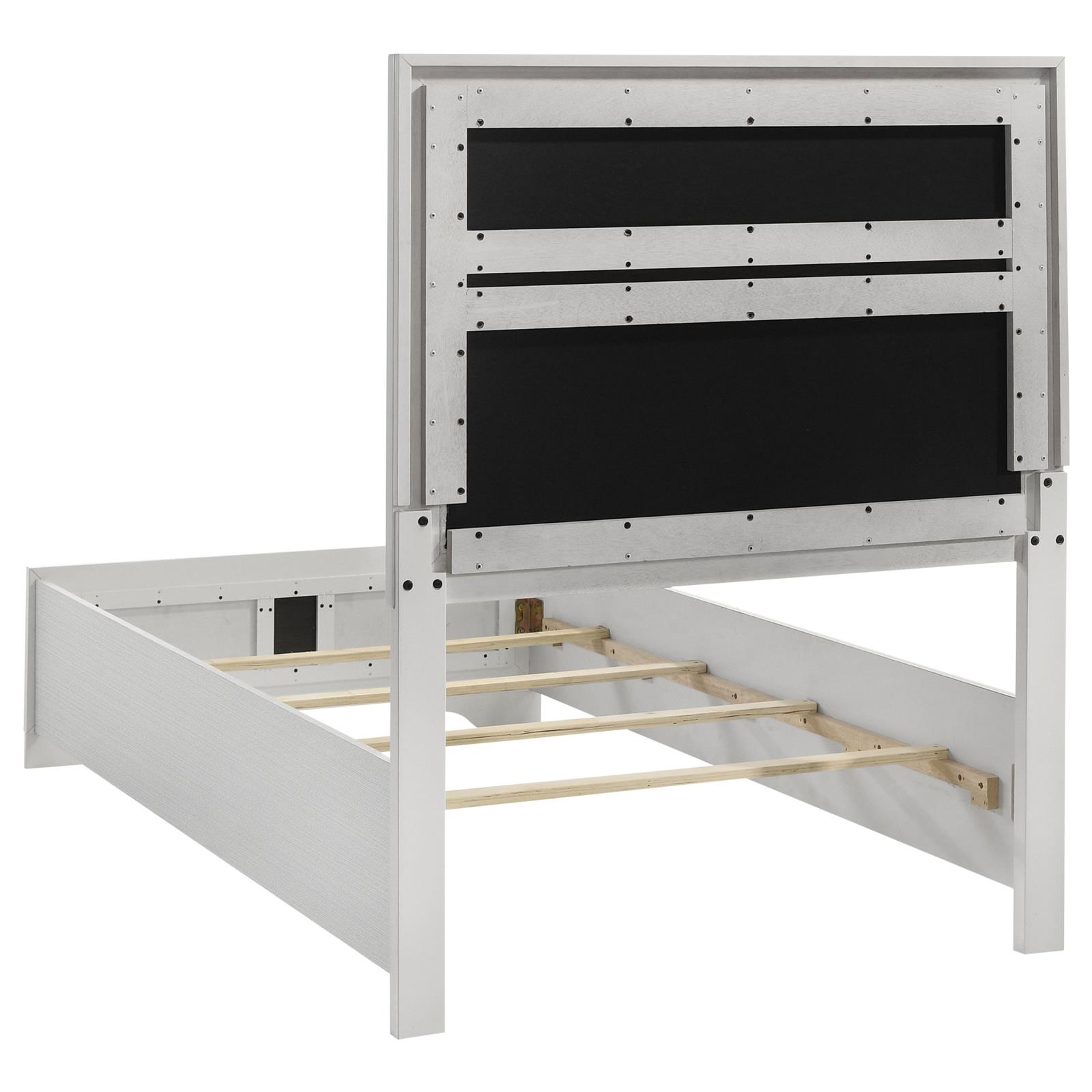 Miranda 54-inch Upholstered Twin Panel Bed - Image 5