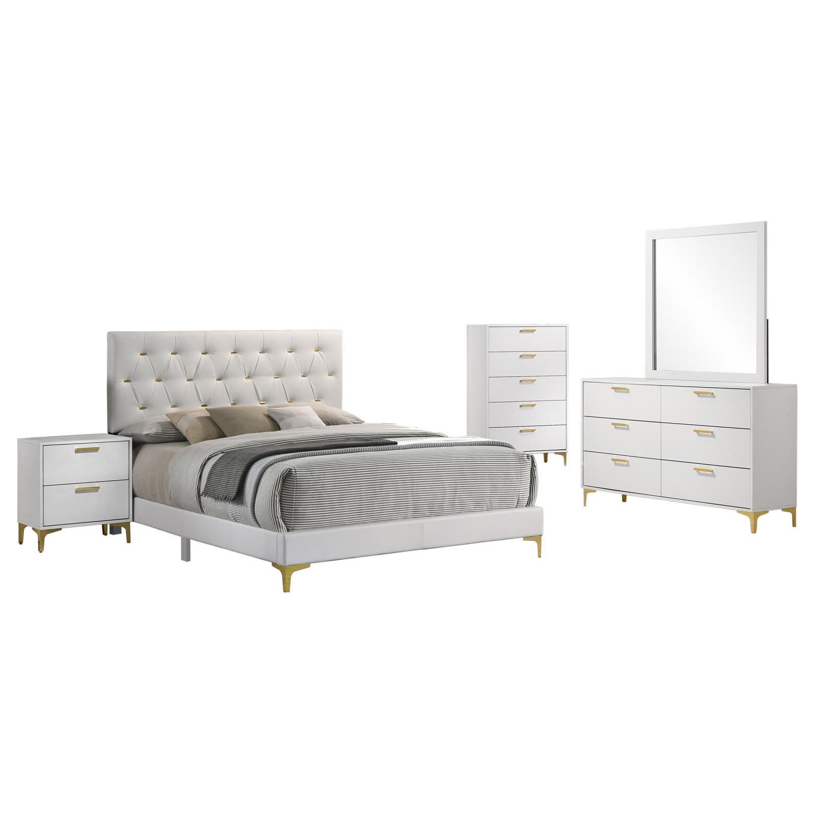 Kendall Bedroom Set White - Image 17