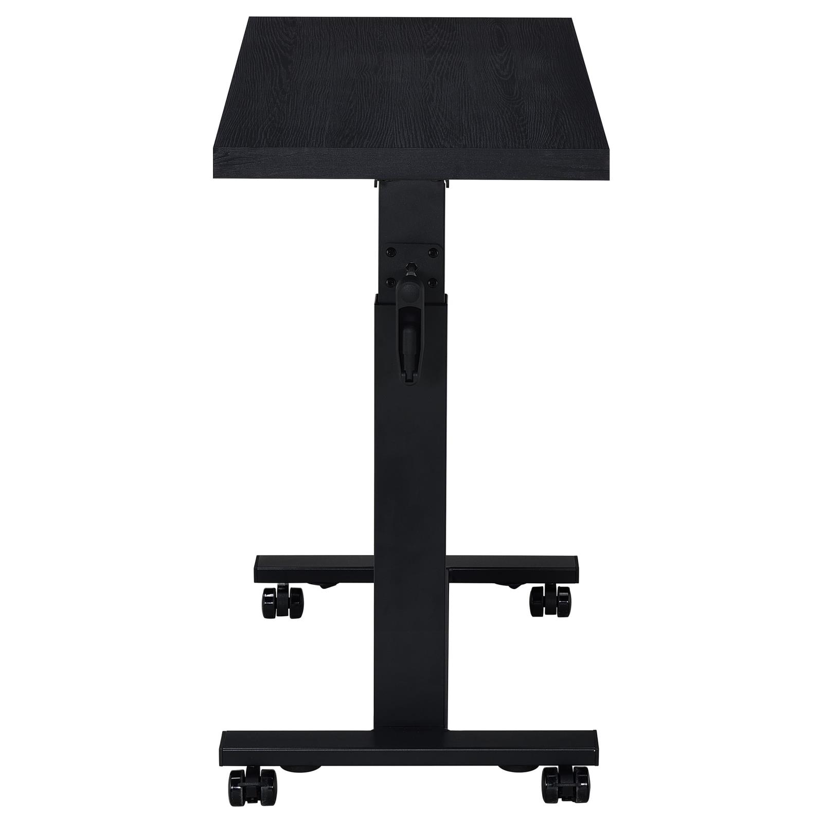 Westpark Height Adjustable Mobile Bedroom C-Table Black - Image 8