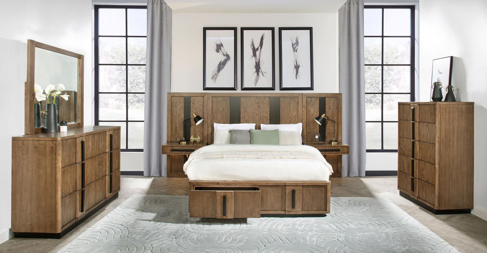 Terrace 2-drawer Queen Storage Bed Ash Brown - Image 9