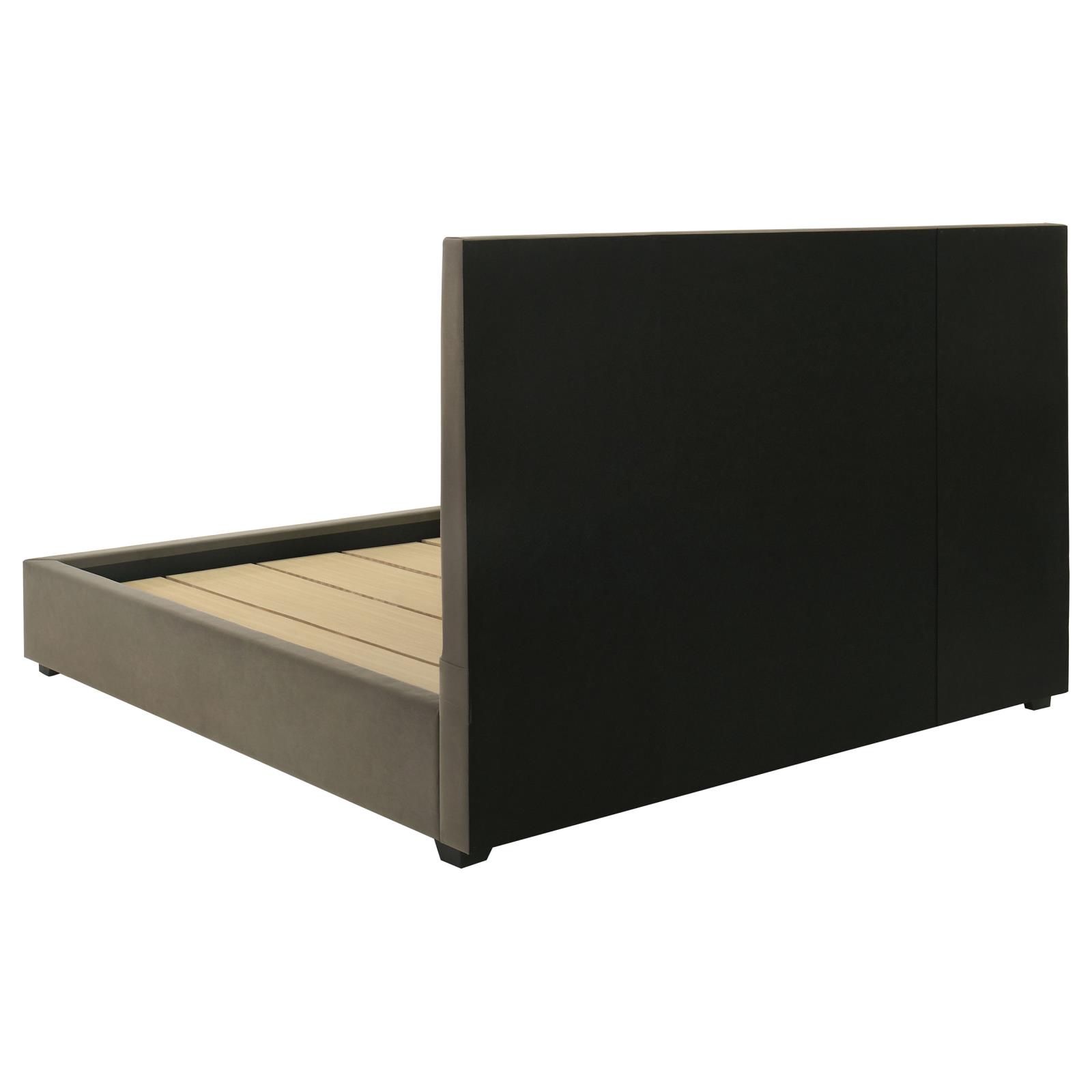 Delsea Upholstered Queen Panel Platform Bed Light Brown - Image 5