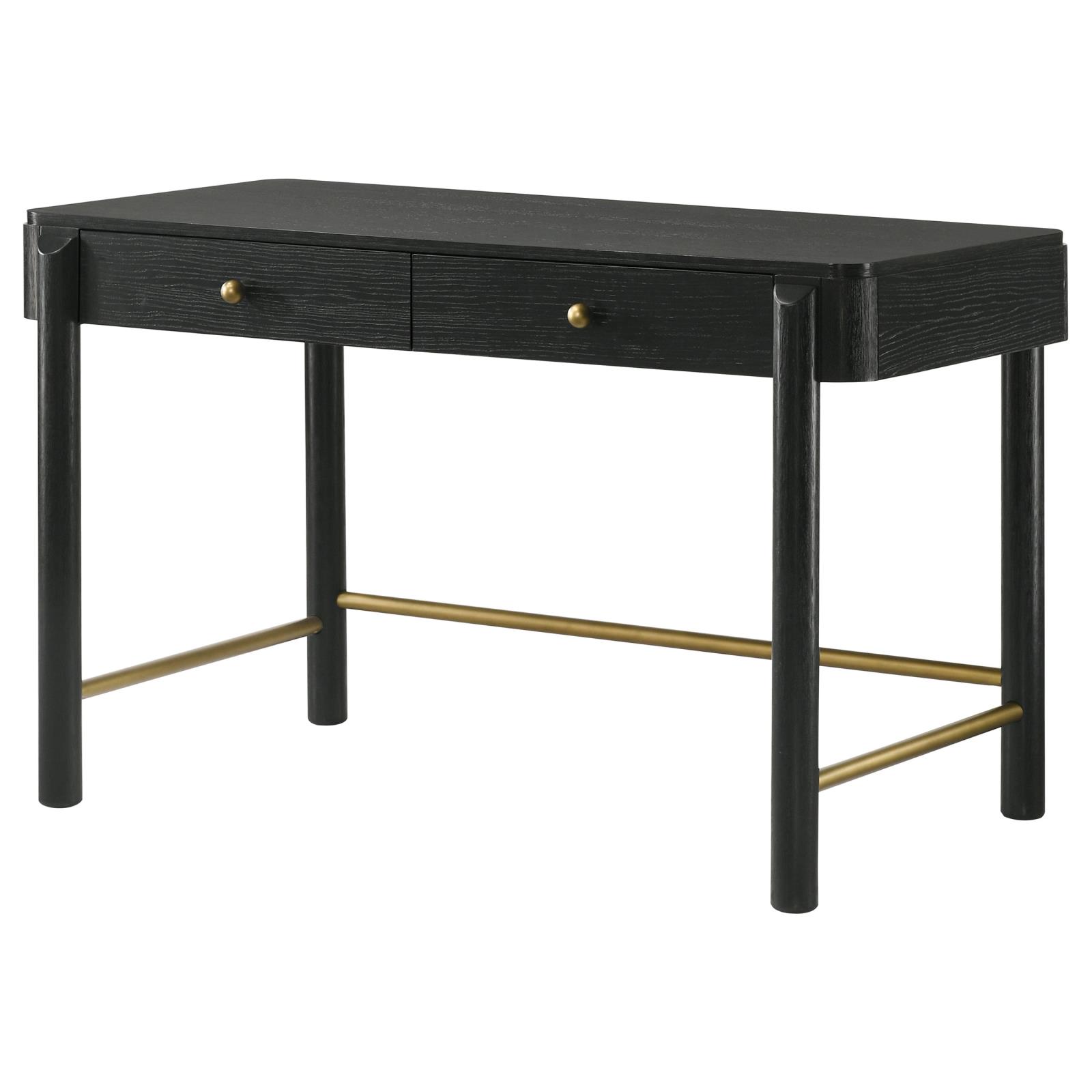 Arini 2-drawer Vanity Desk Makeup Table Black - Image 5
