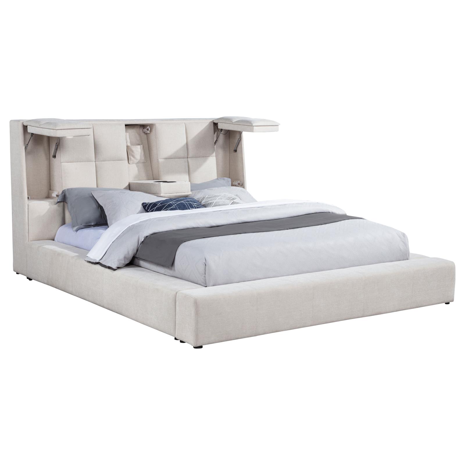 Dreux Upholstered California King Panel Platform Bed - Image 5