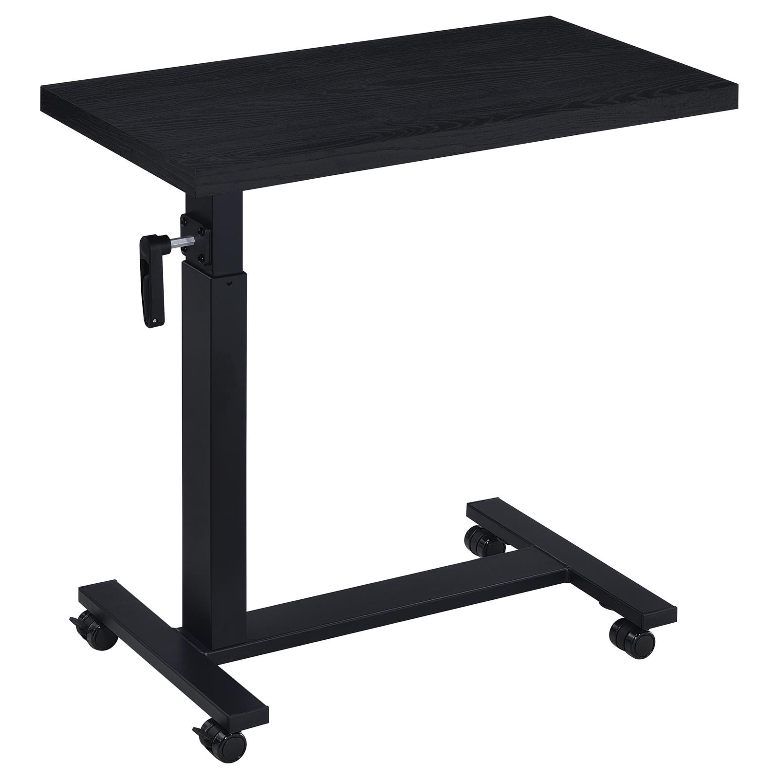 Westpark Height Adjustable Mobile Bedroom C-Table Black - Image 3