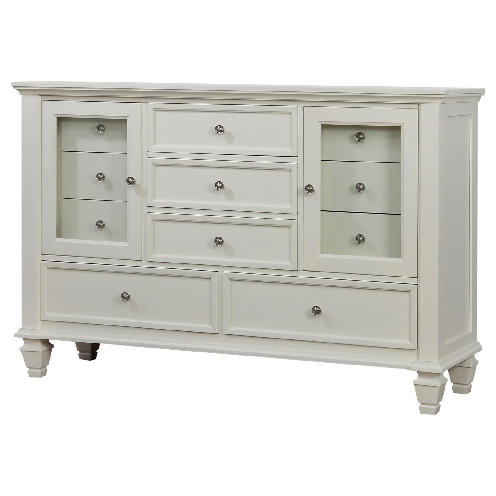 Sandy Beach 11-drawer Dresser Cream White - Image 4