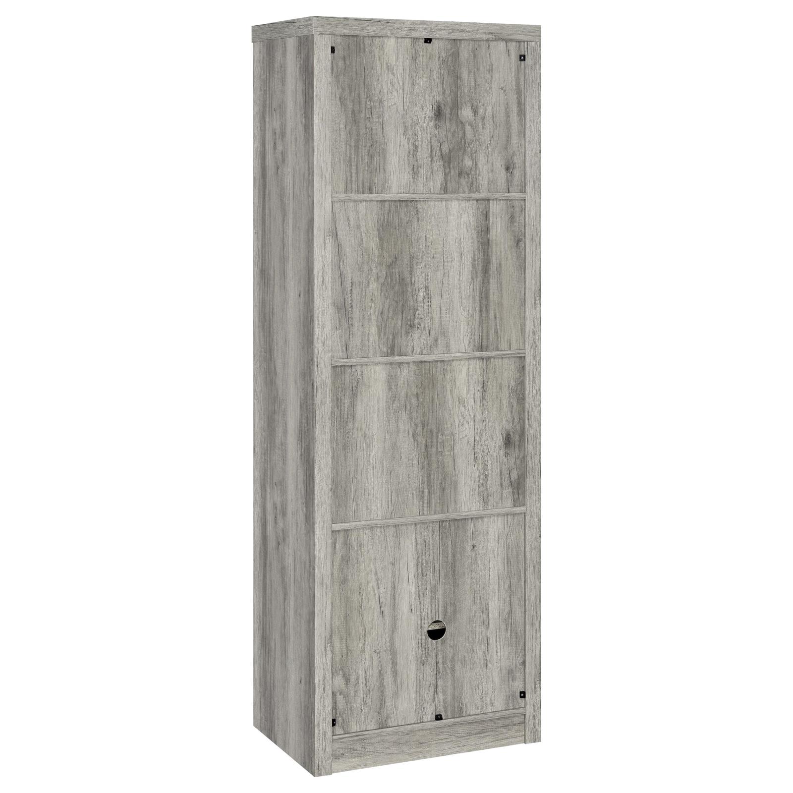 Burke 3-piece 59-inch TV Entertainment Center Grey Driftwood - Image 13
