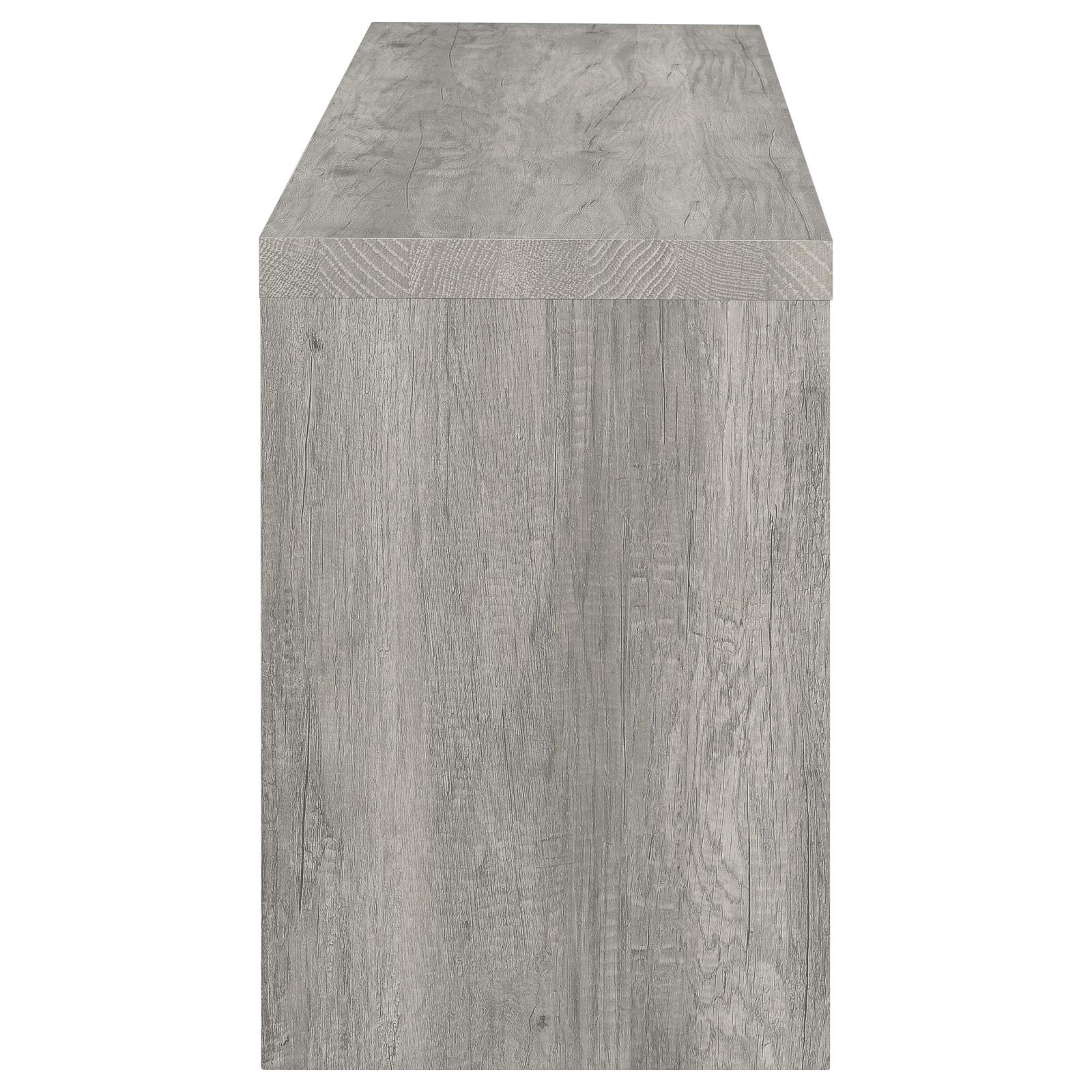 Burke 3-piece 59-inch TV Entertainment Center Grey Driftwood - Image 8