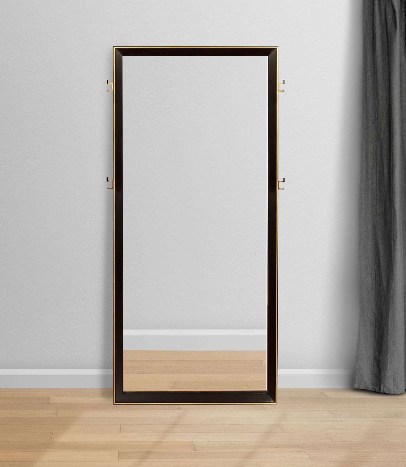 Durango 80-inch Standing Floor Mirror Smoked Peppercorn - Image 2