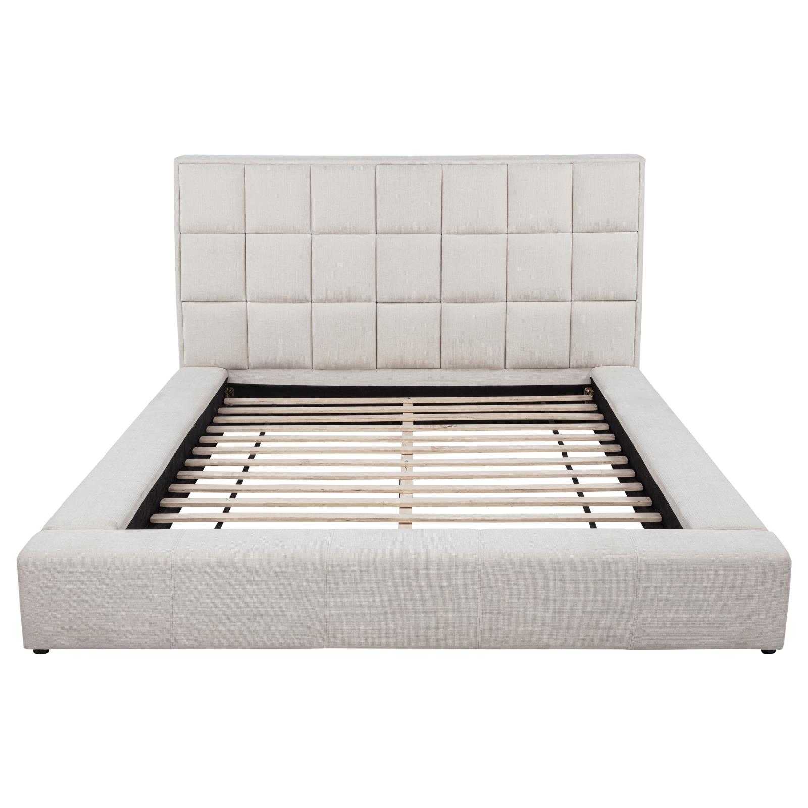Dreux Upholstered California King Panel Platform Bed - Image 6