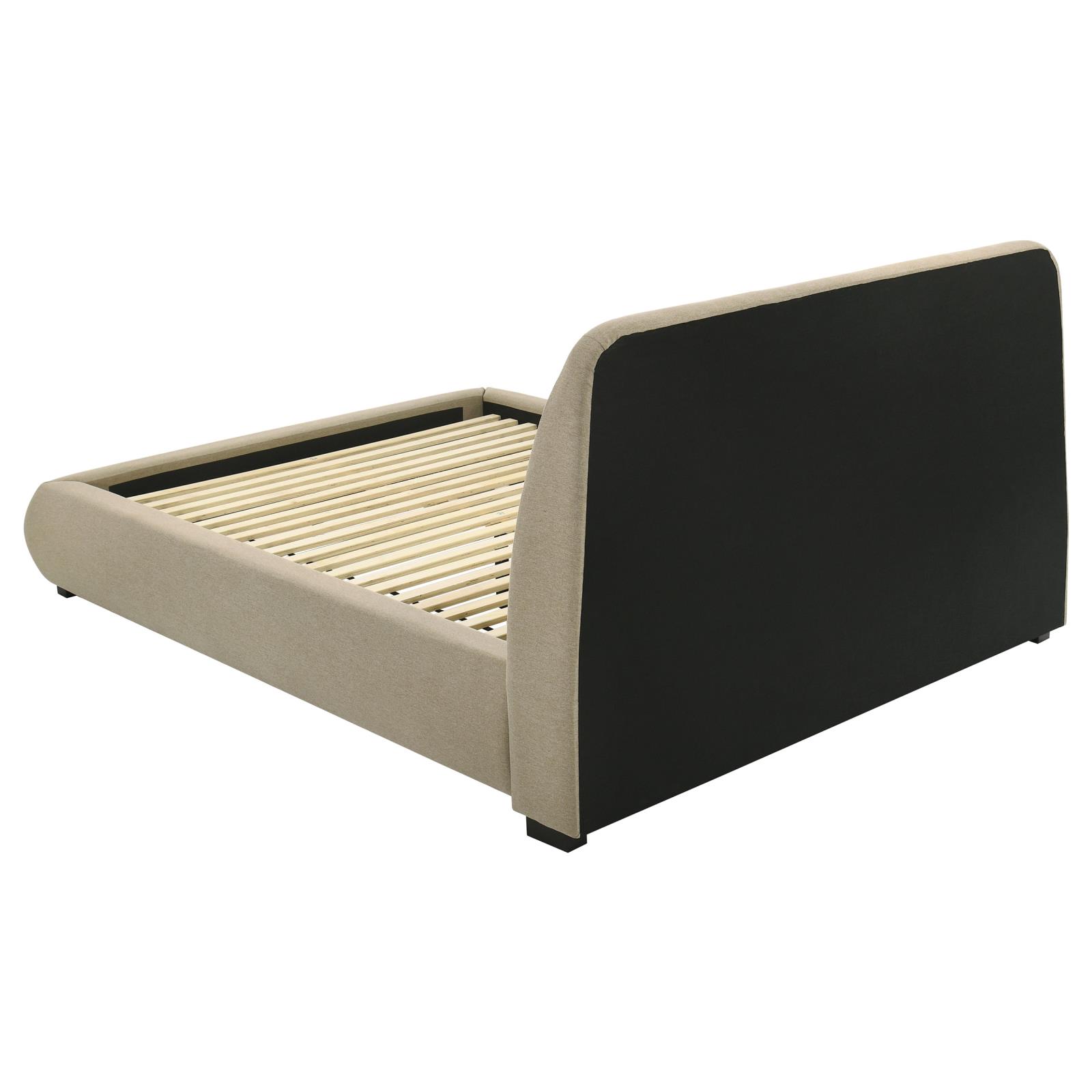 Mokena 46-inch Upholstered Queen Platform Bed - Image 13