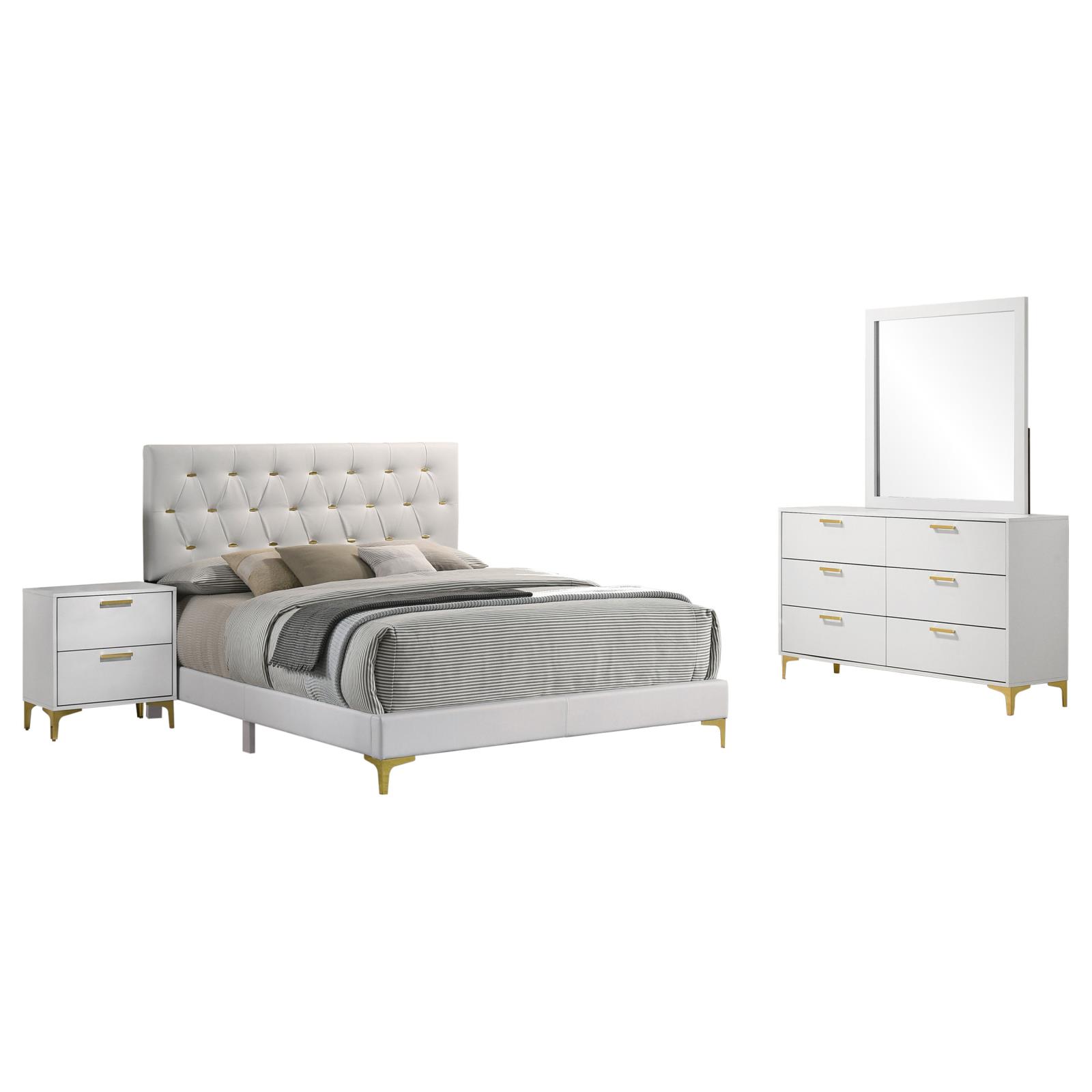 Kendall Bedroom Set White - Image 2