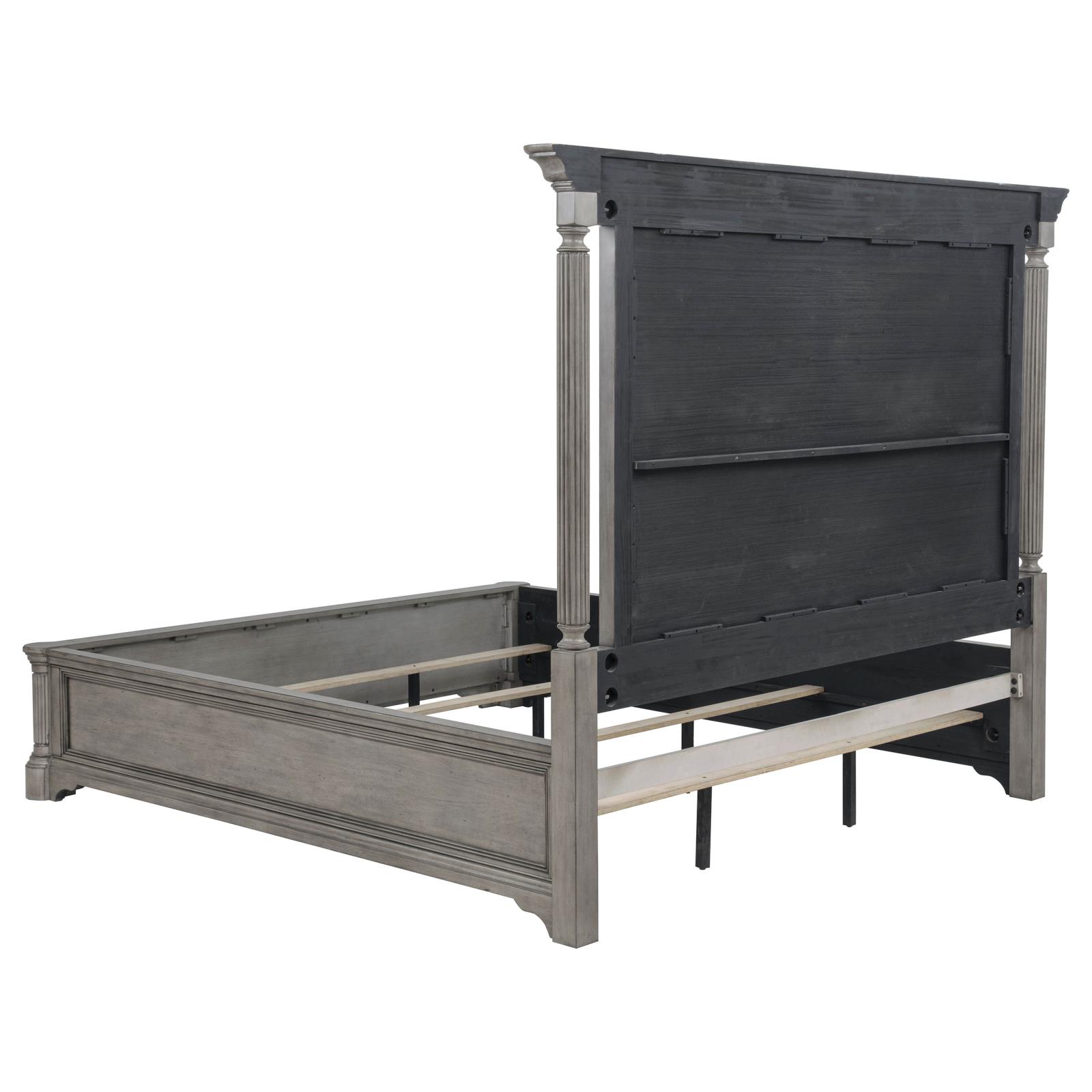 Cresswell California King Panel Bed Weathered Taupe - Image 5
