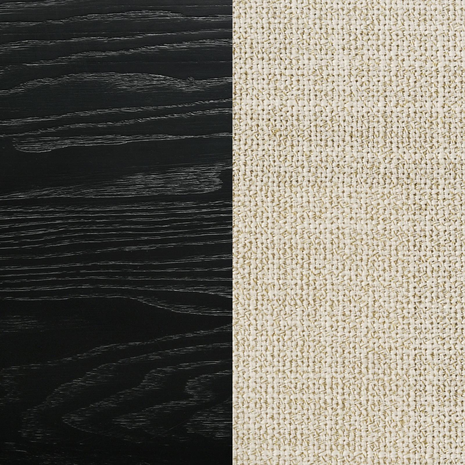 Arini 56-inch Queen Panel Bed Cream and Black - Image 7